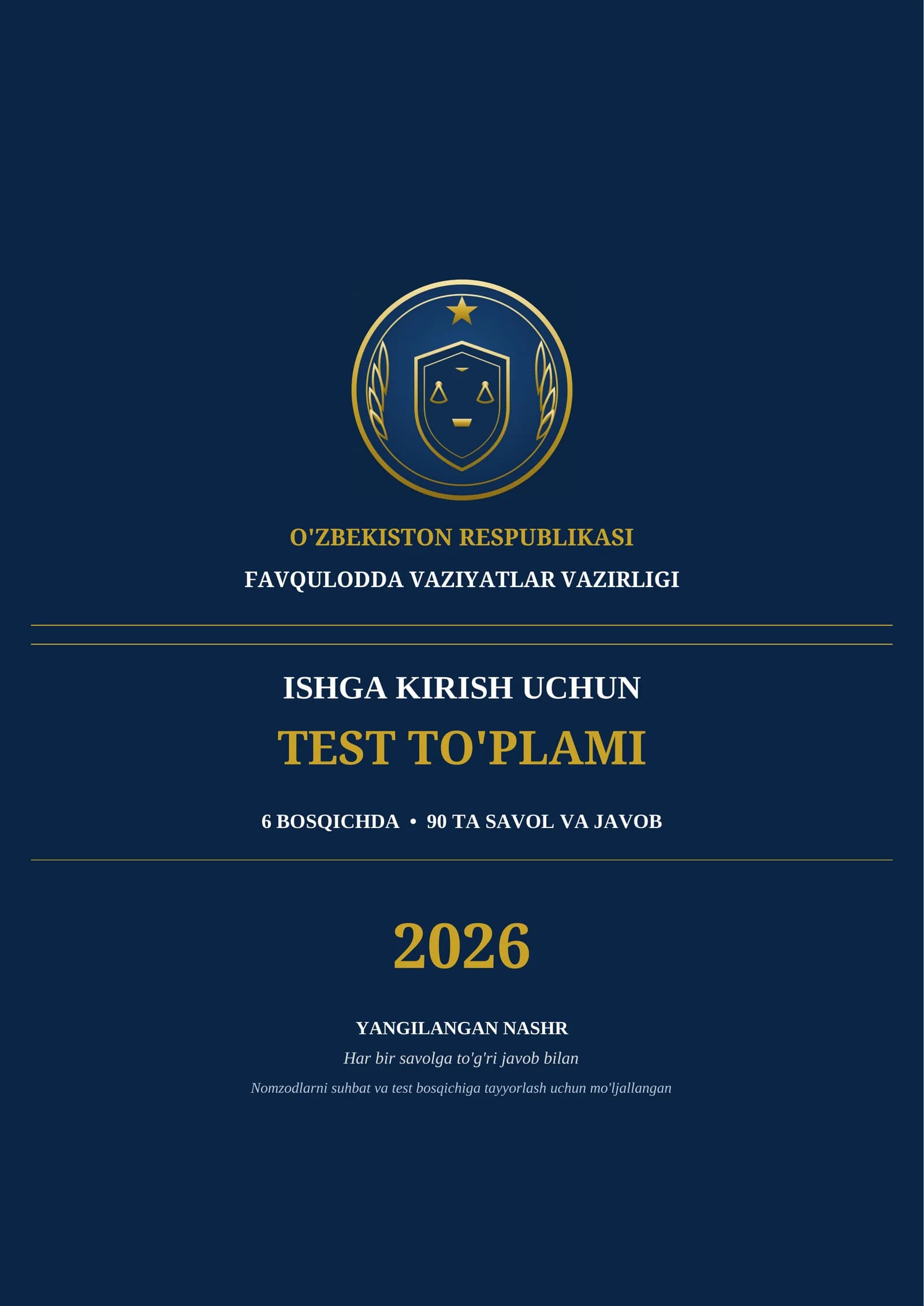 FVV test savollari 2026