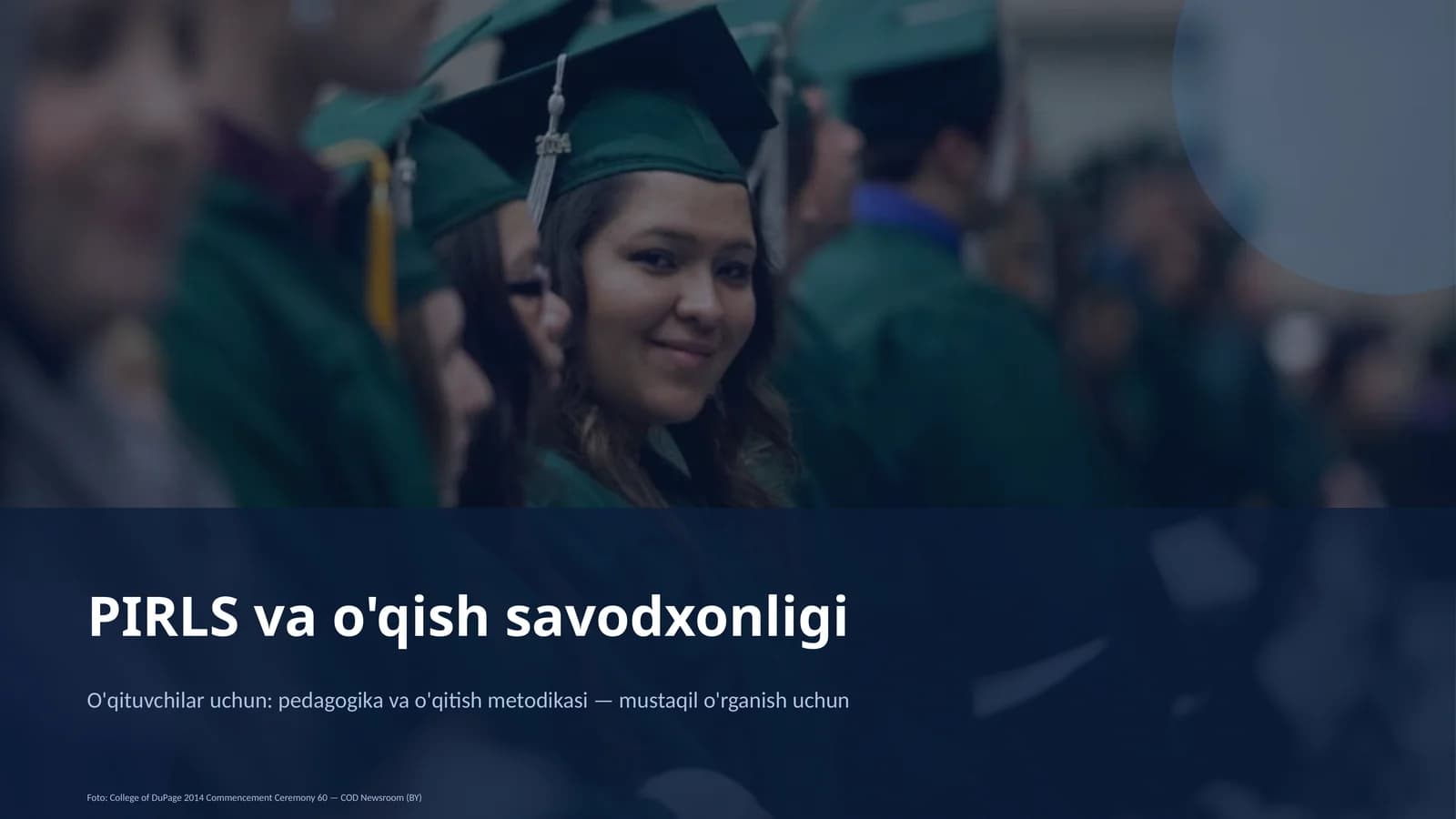 PIRLS va o'qish savodxonligi