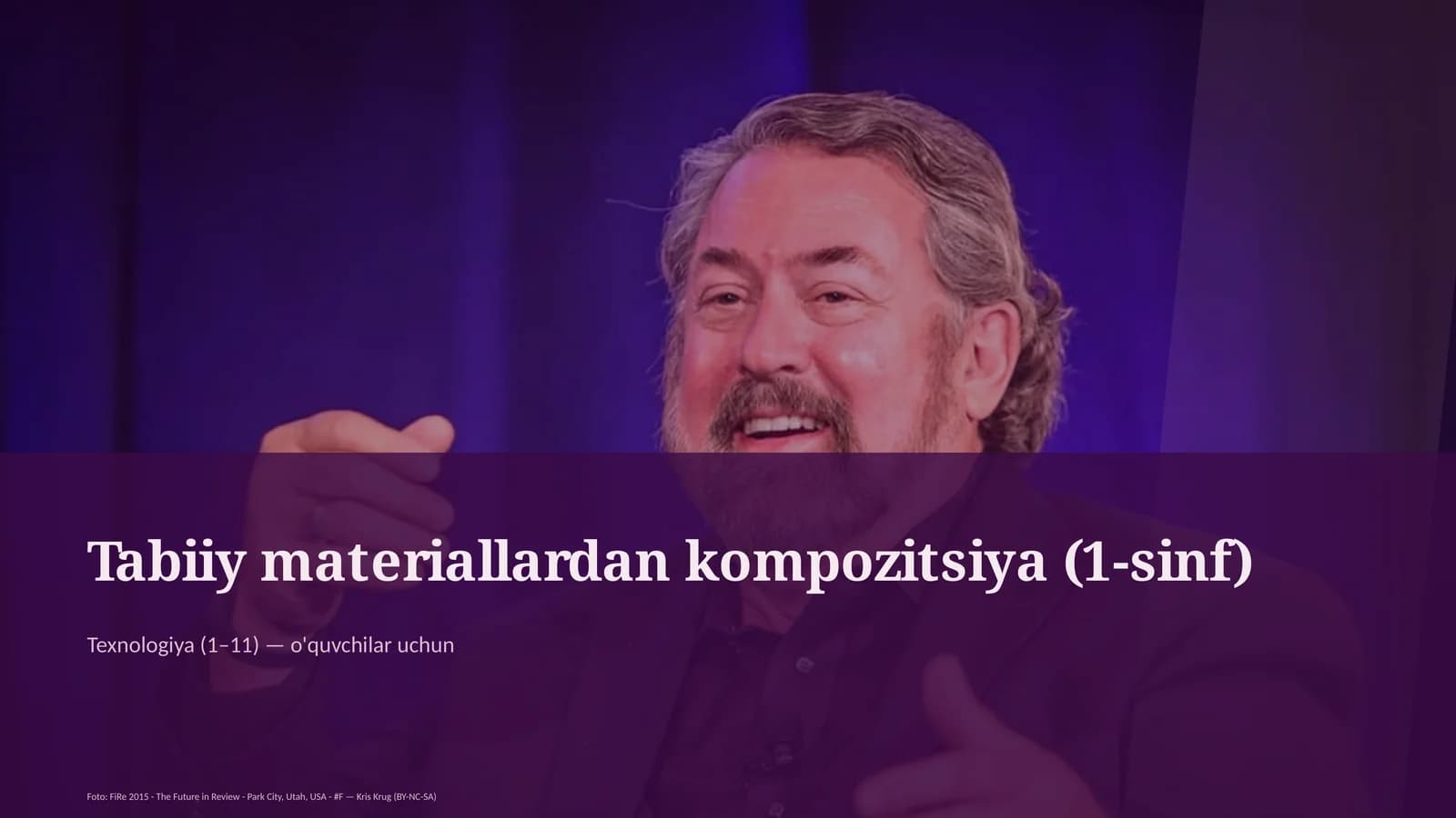 Tabiiy materiallardan kompozitsiya (1-sinf)