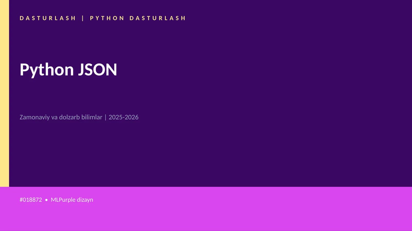 Python JSON