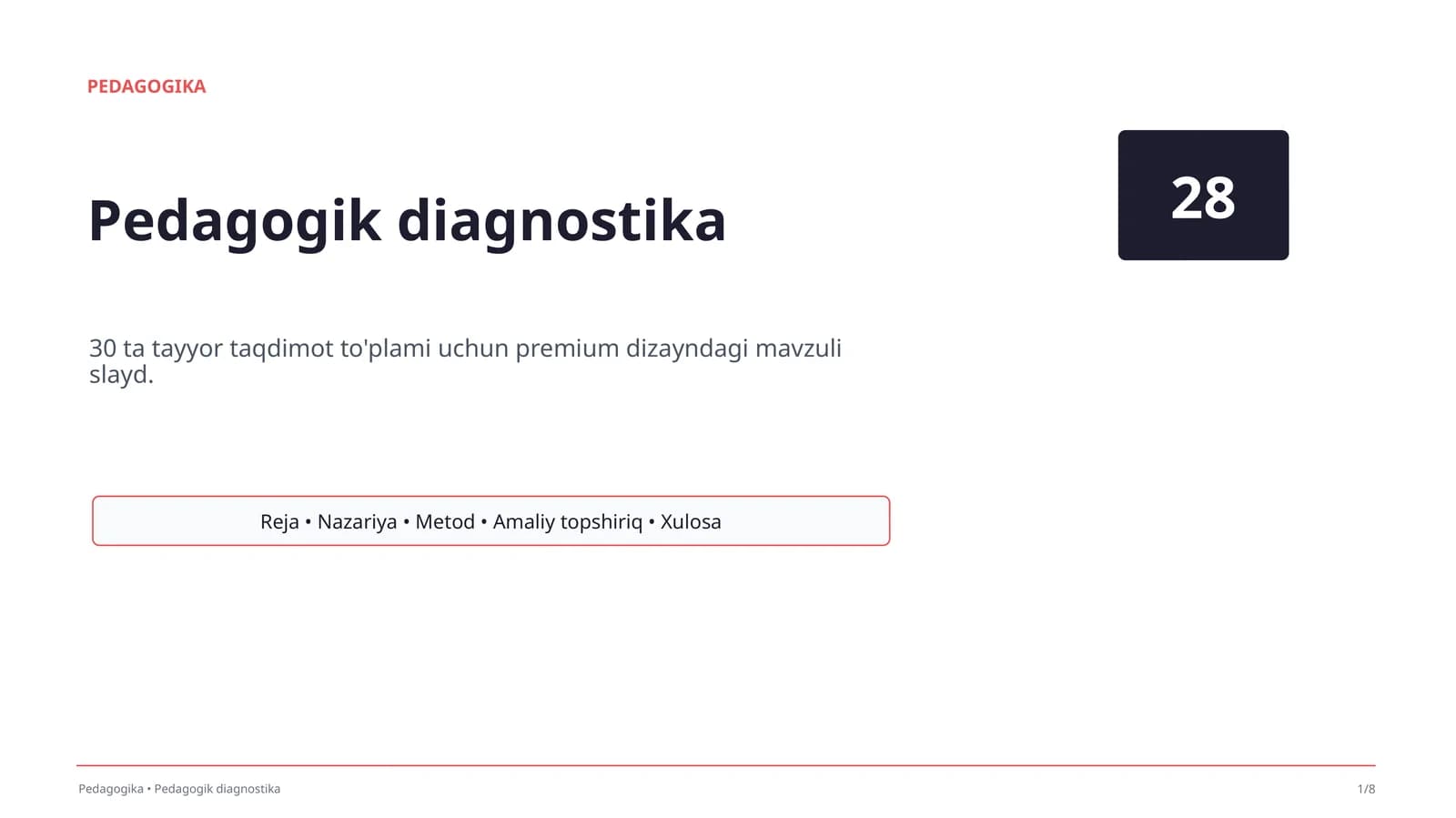 Pedagogik diagnostika