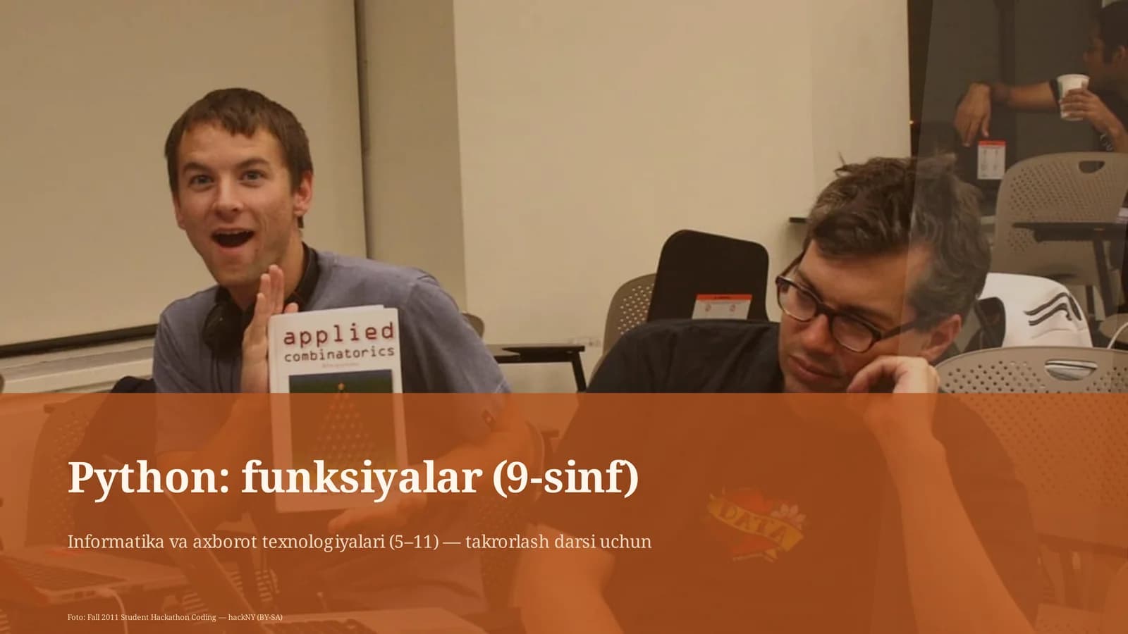 Python: funksiyalar (9-sinf)