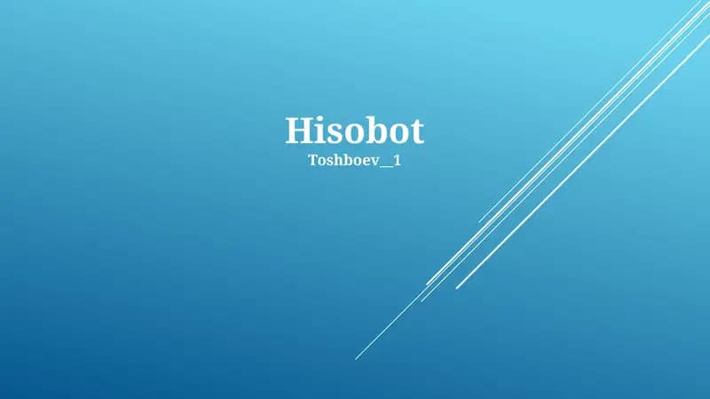 Hisobot