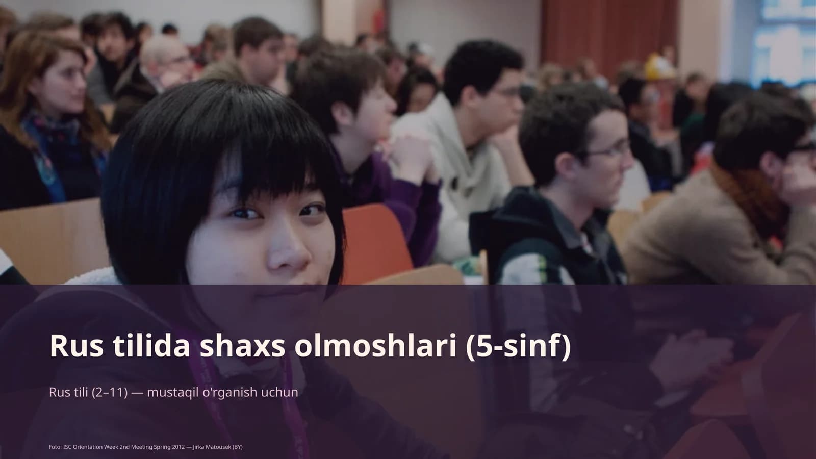 Rus tilida shaxs olmoshlari (5-sinf)