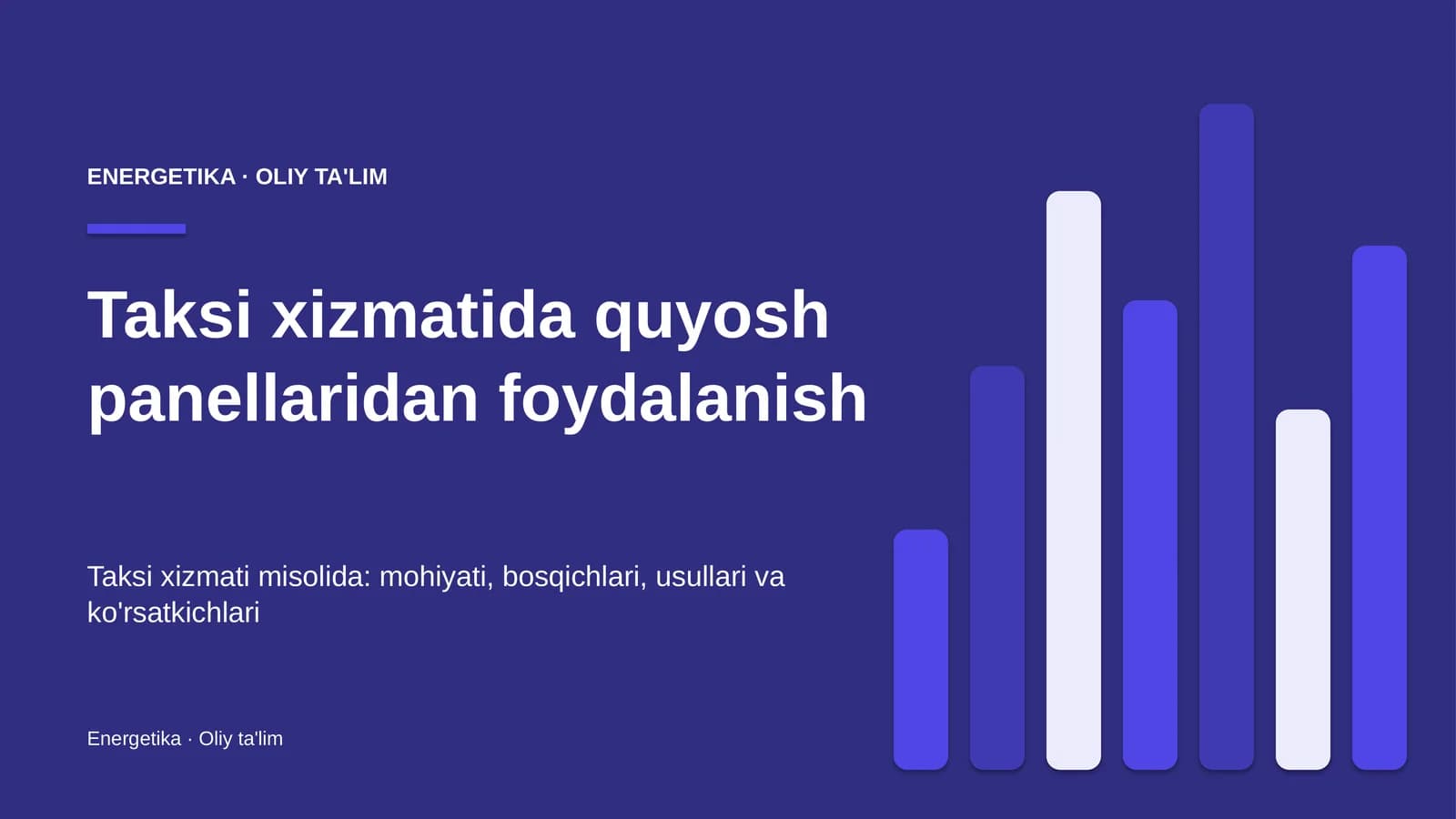 taksi xizmatida quyosh panellaridan foydalanish 4181