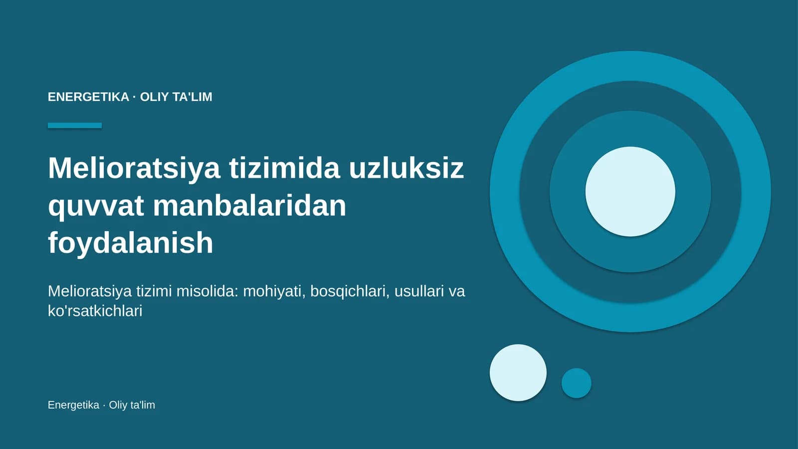 melioratsiya tizimida uzluksiz quvvat manbalaridan foydalanish 2215