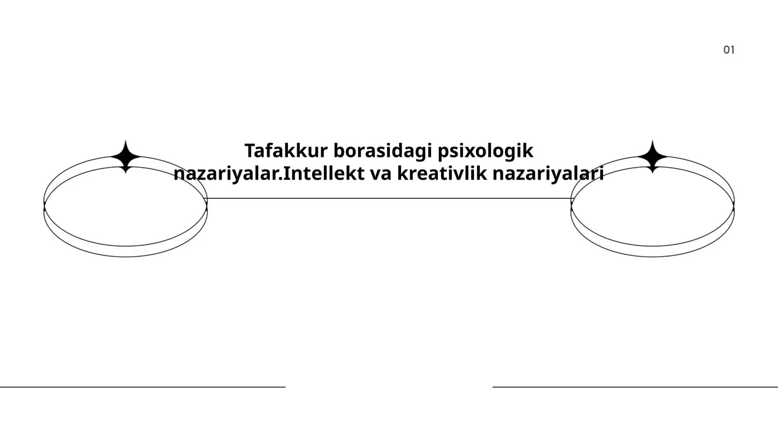 Tafakkur borasidagi psixologik nazariyalar.Intellekt va kreativlik nazariyalari