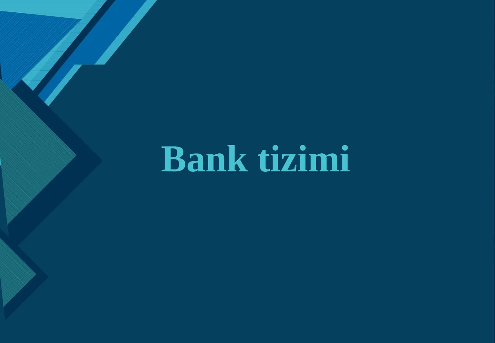 Bank tizimi