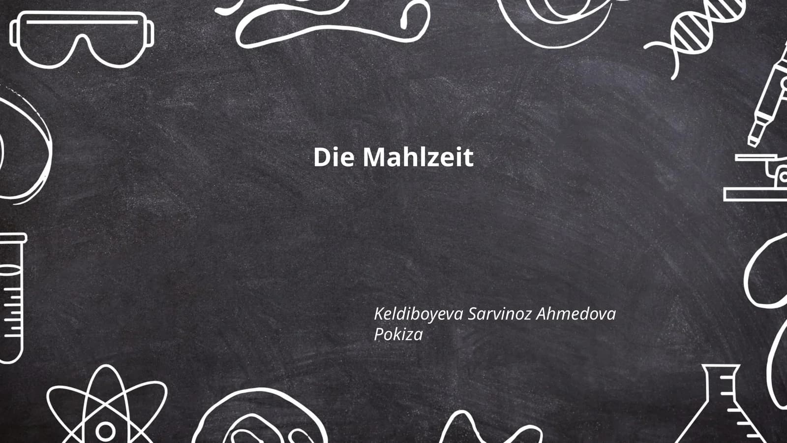 Die Mahlzeit