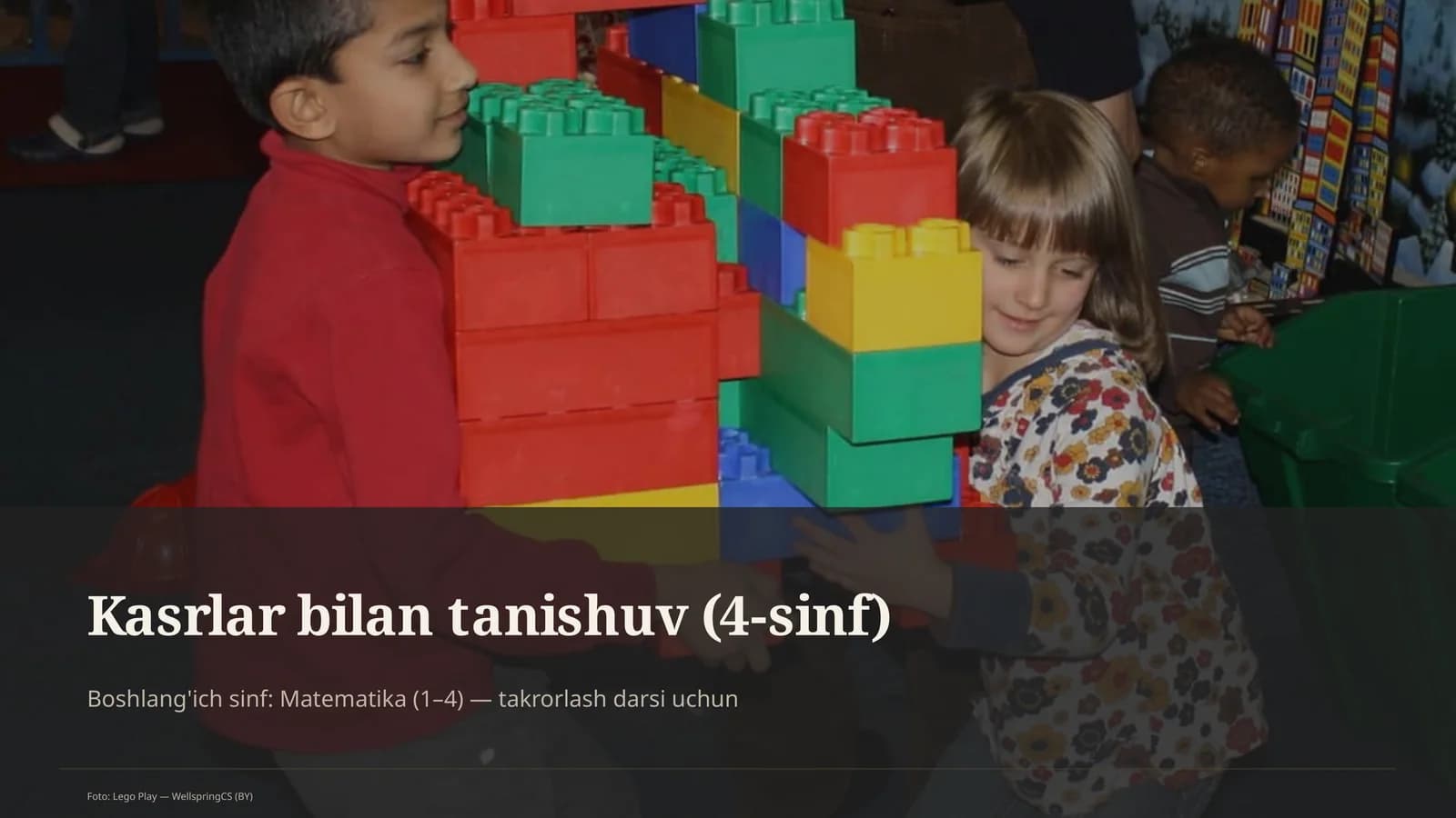 Kasrlar bilan tanishuv (4-sinf)