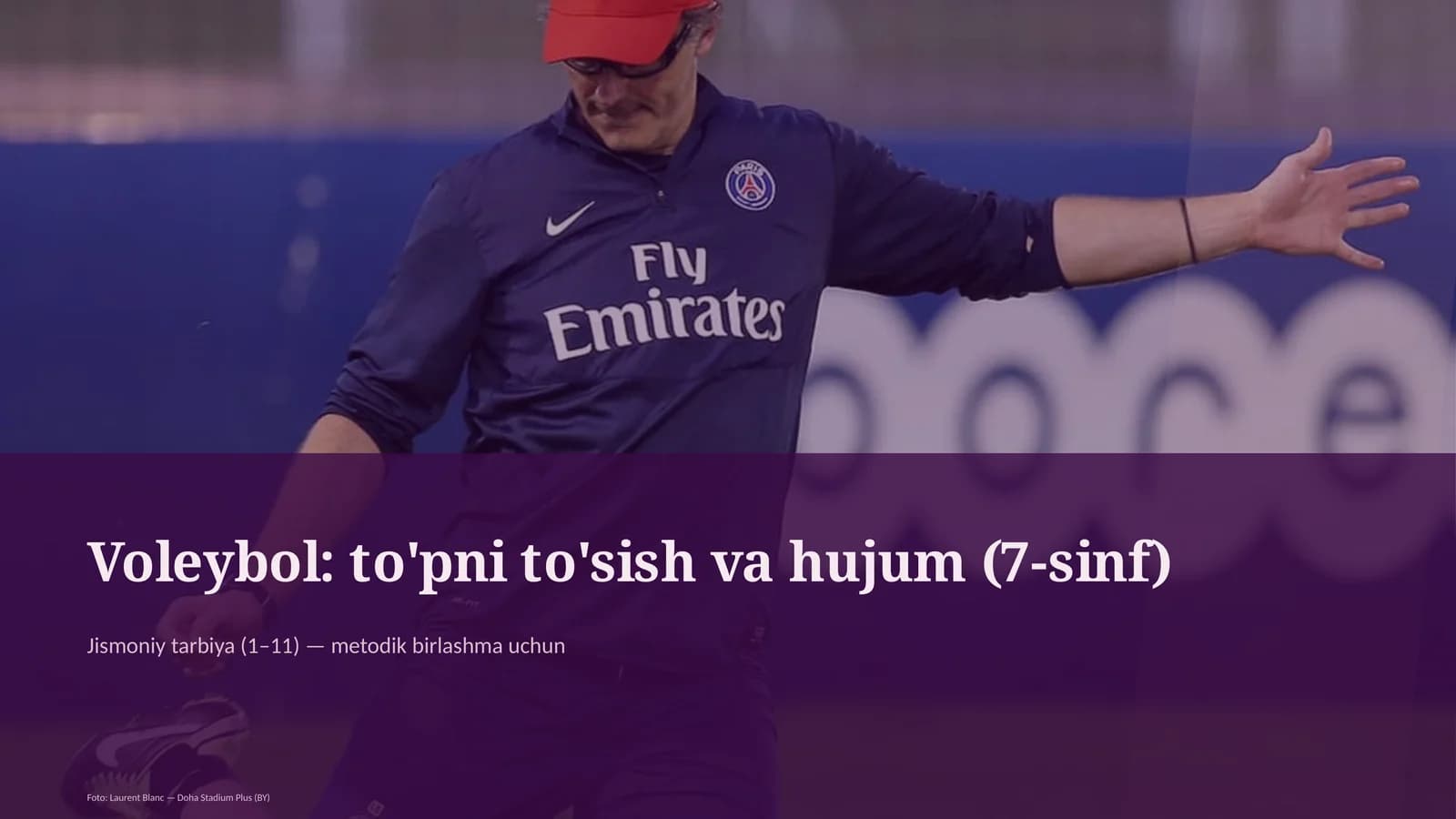 Voleybol: to'pni to'sish va hujum (7-sinf)