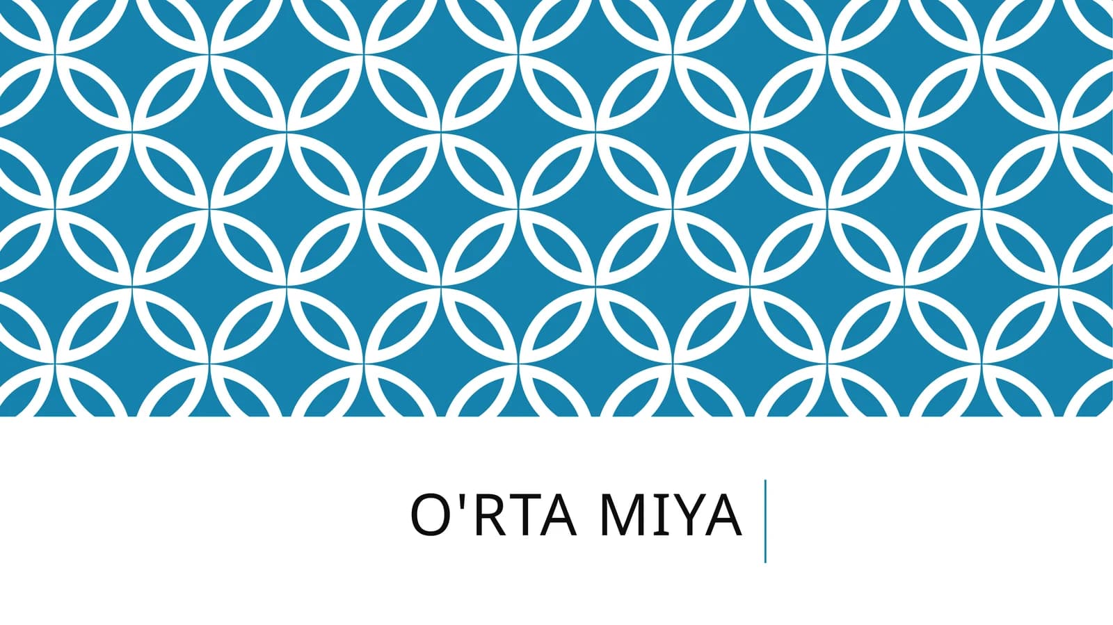 O'rta miya tuzilishi va funksiyalari