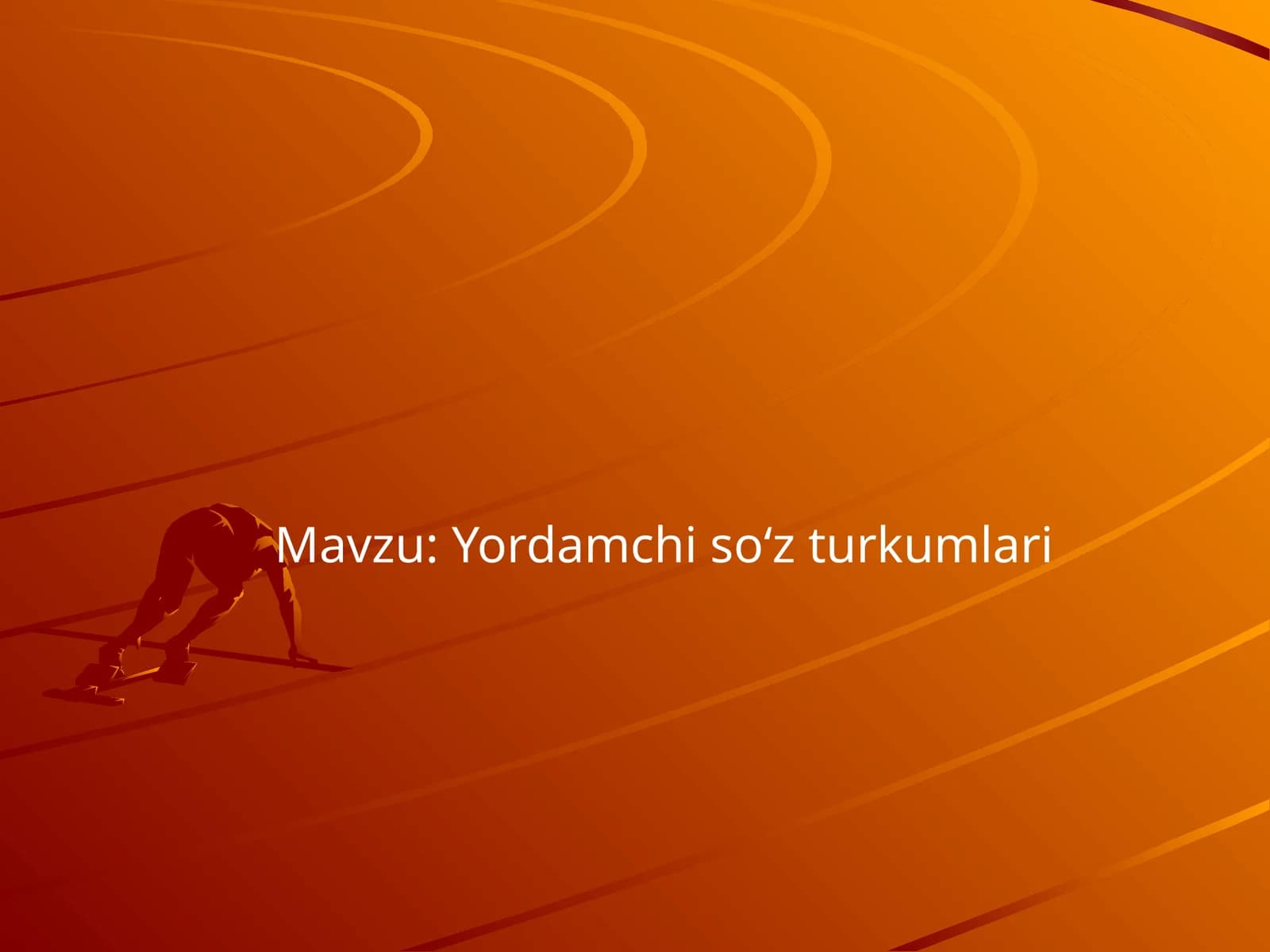 Yordamchi soʻz turkumlari