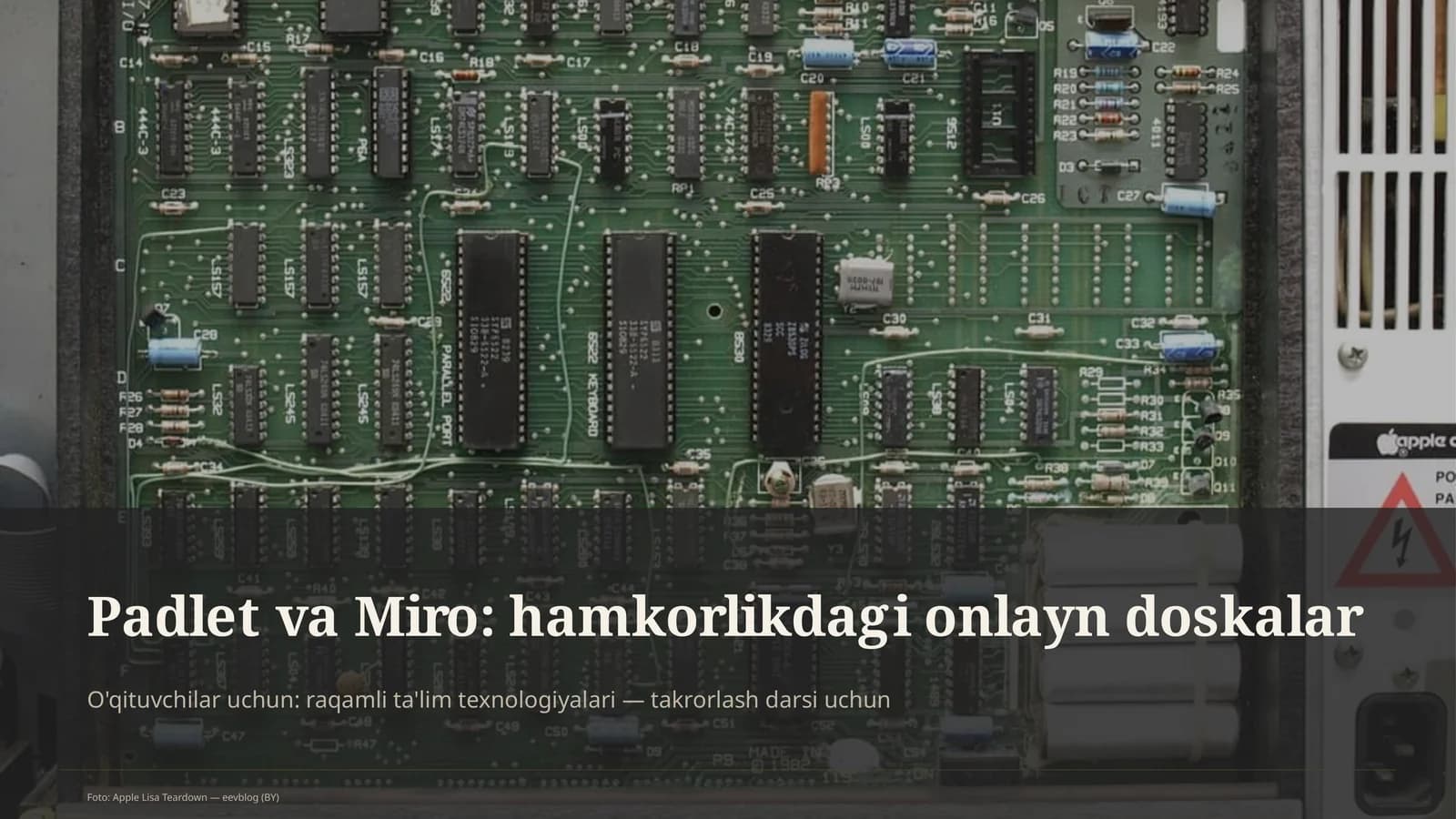 Padlet va Miro: hamkorlikdagi onlayn doskalar