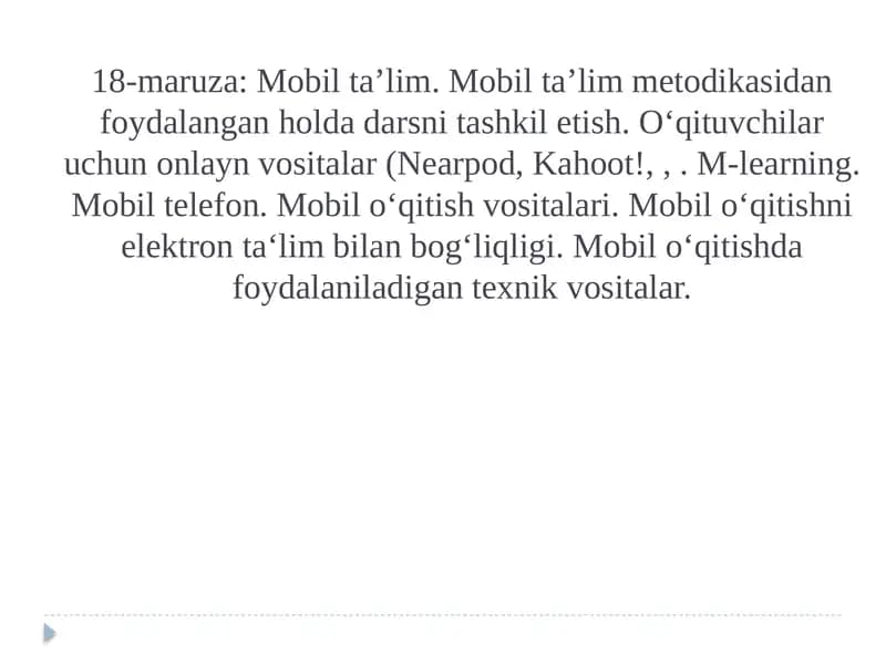 Mobil ta’lim