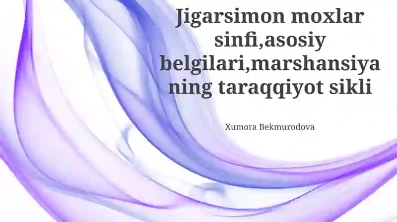 Jigarsimon moxlar sinfi