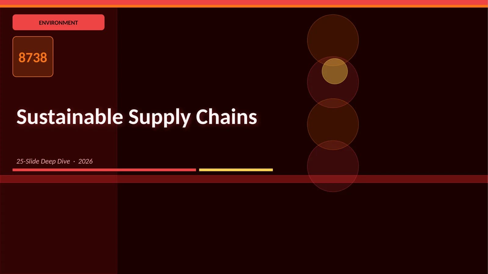 Sustainable Supply Chains
