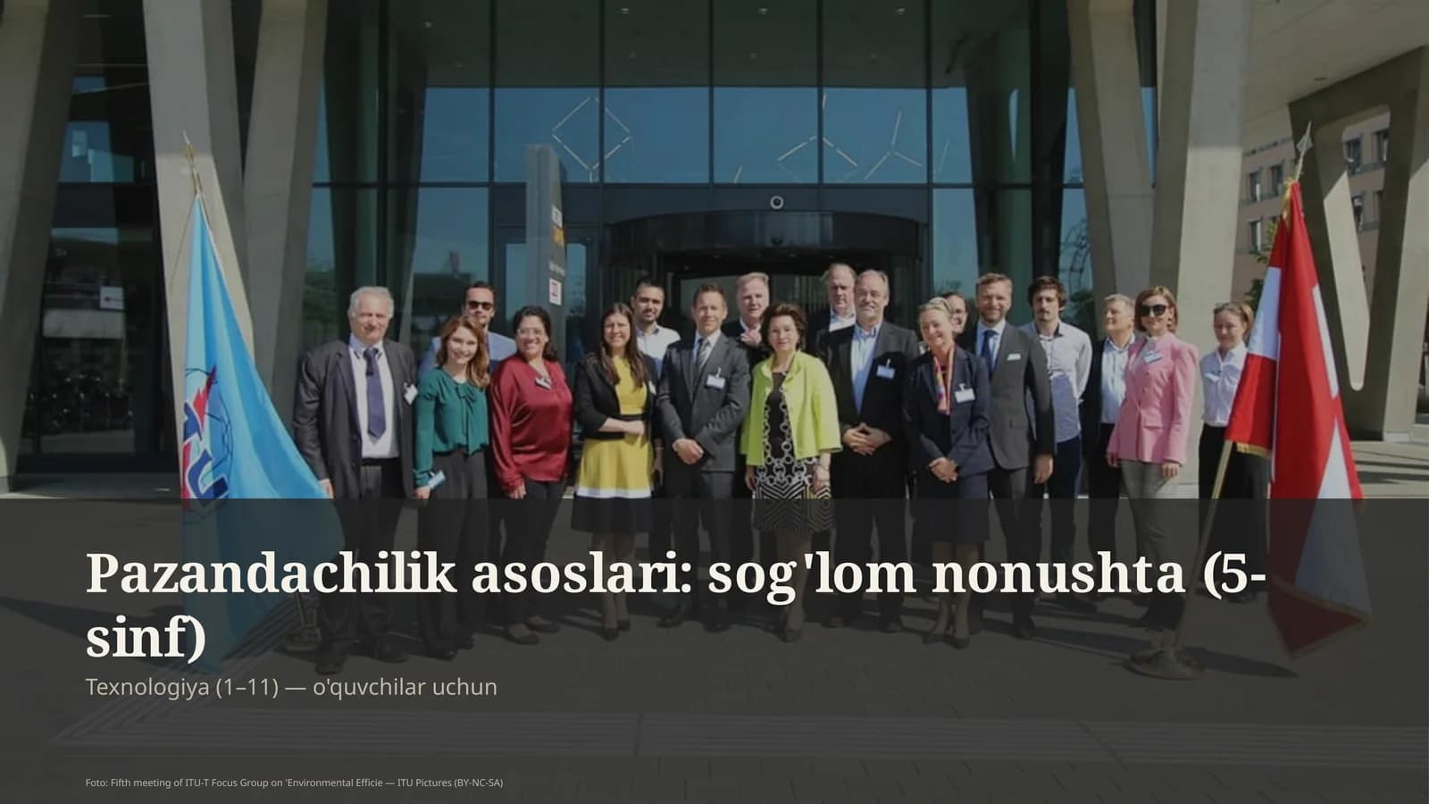 Pazandachilik asoslari: sog'lom nonushta (5-sinf)