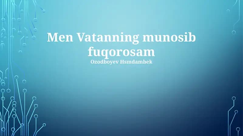 Vatanparvarlik ruhim