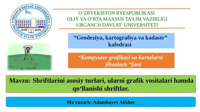 Xaritadagi yozuvlar