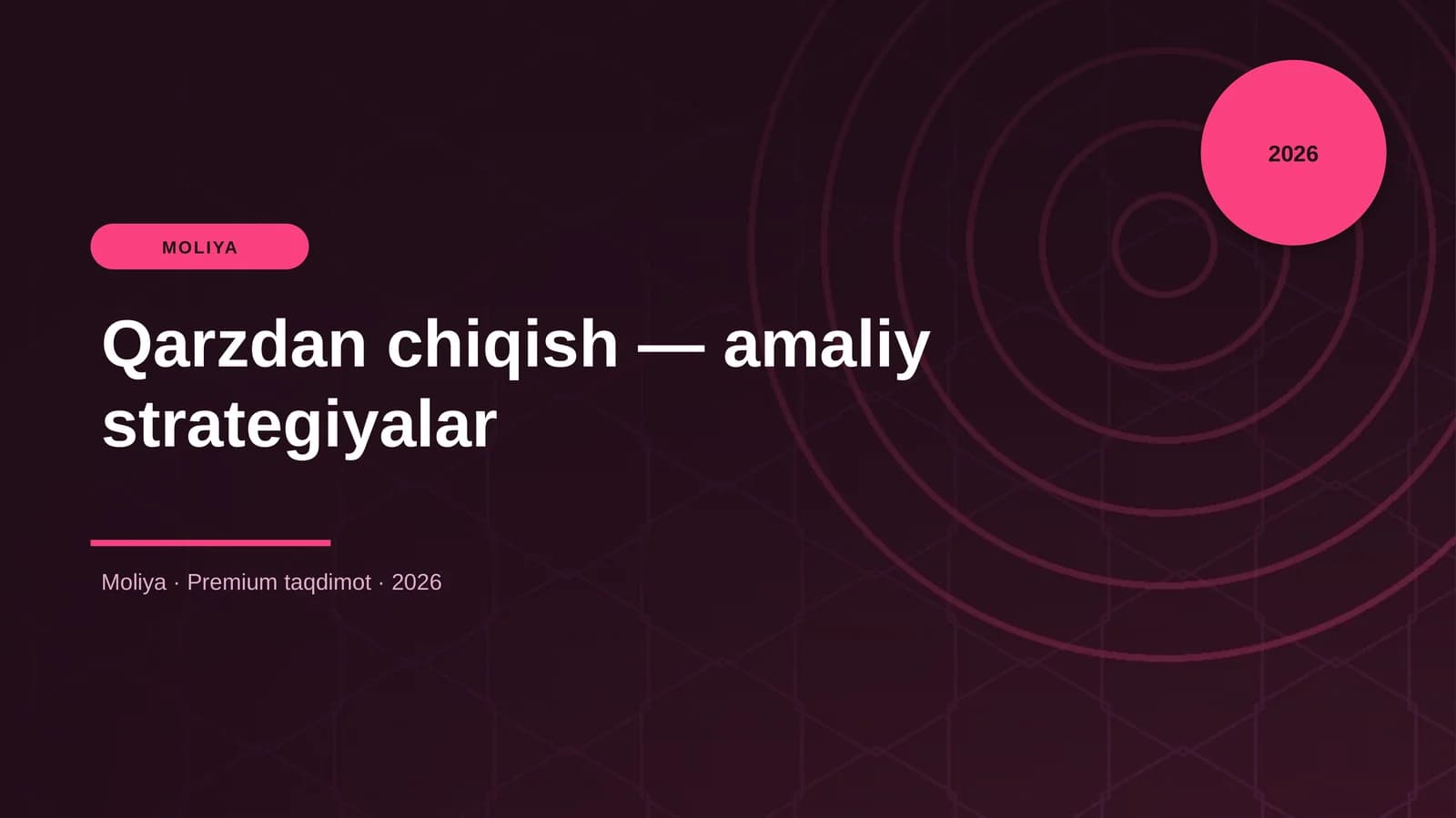 Qarzdan chiqish — amaliy strategiyalar