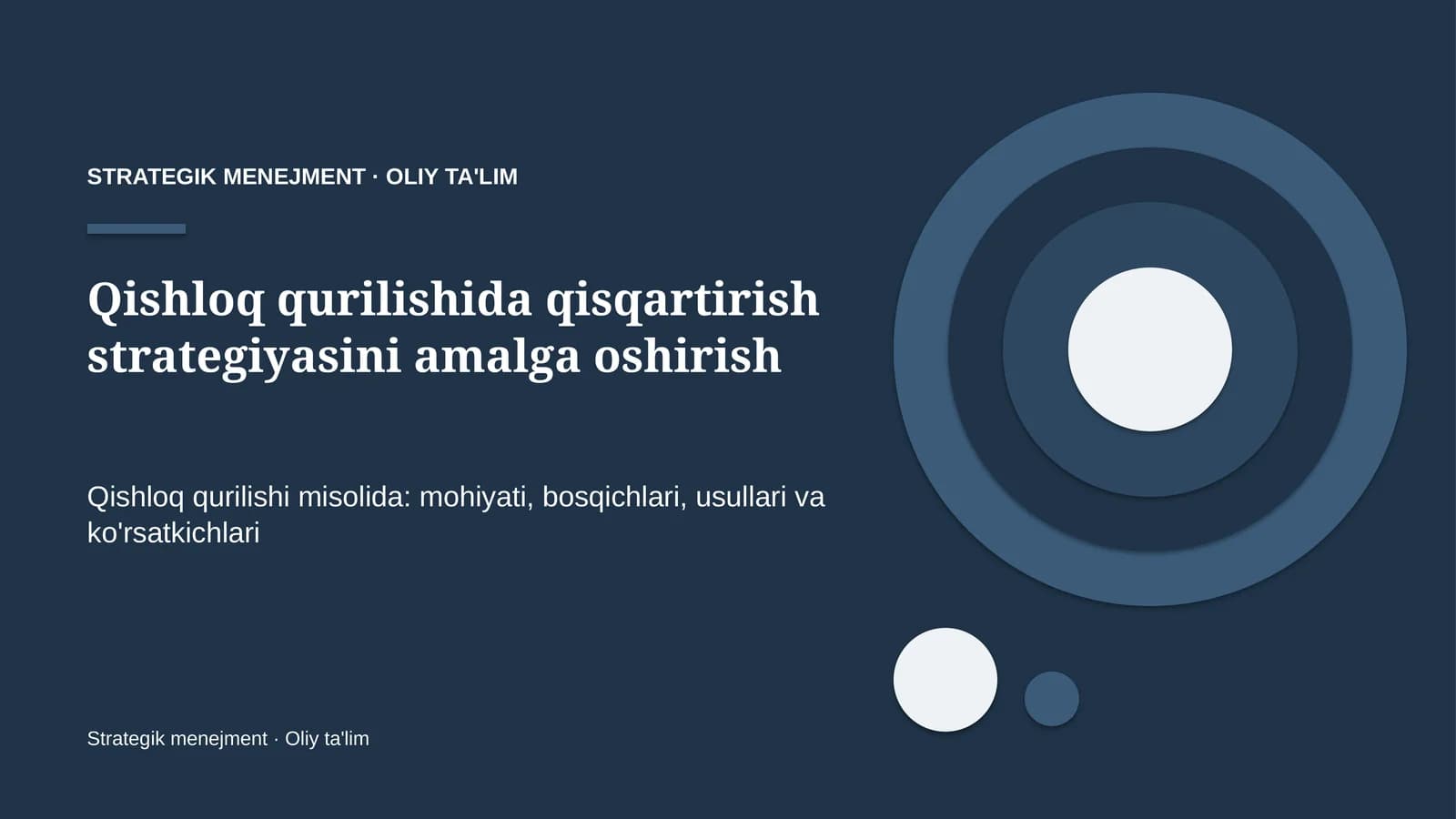 qishloq qurilishida qisqartirish strategiyasini amalga oshirish 4052