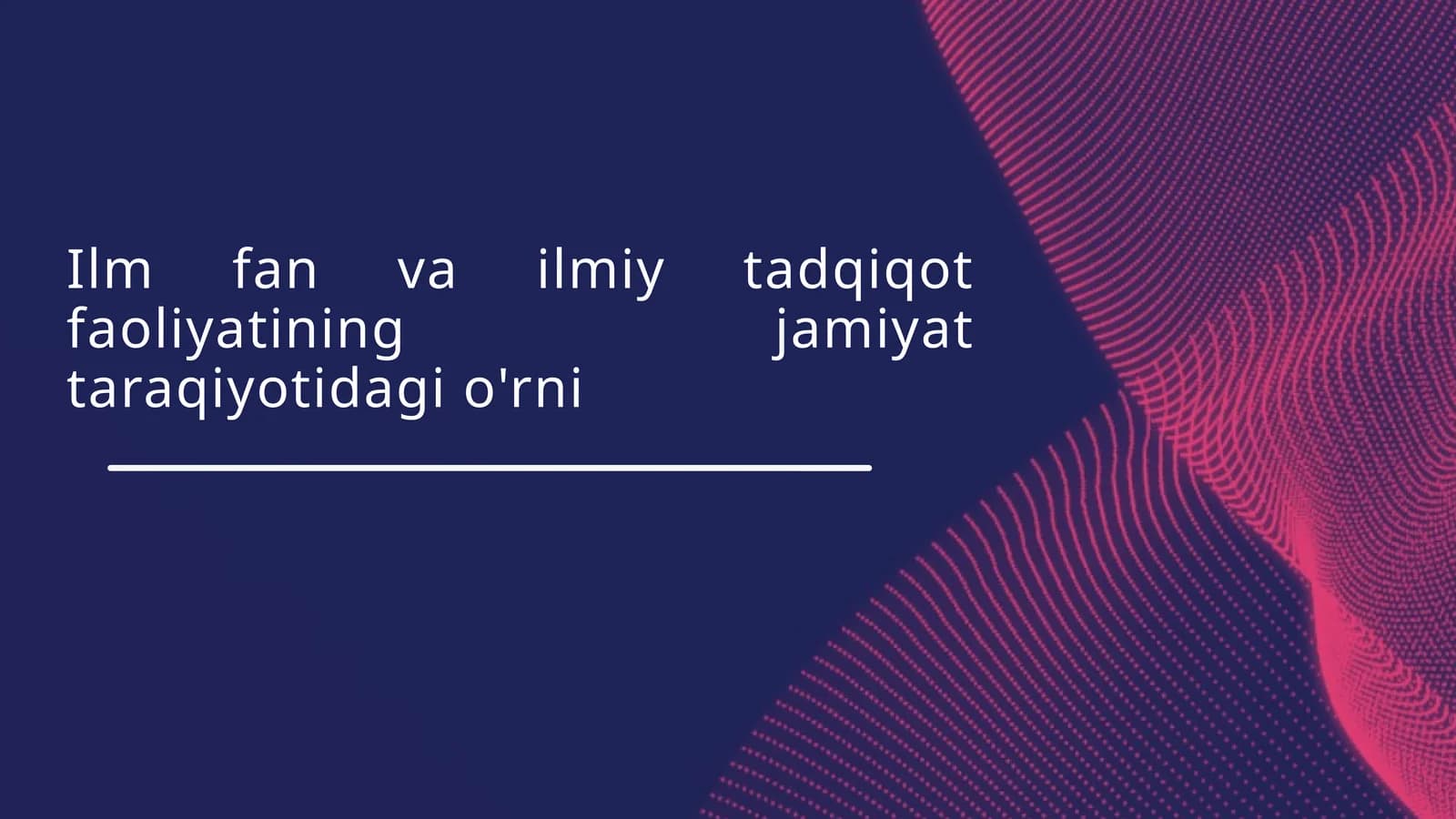 Ilmiy-tadqiqot