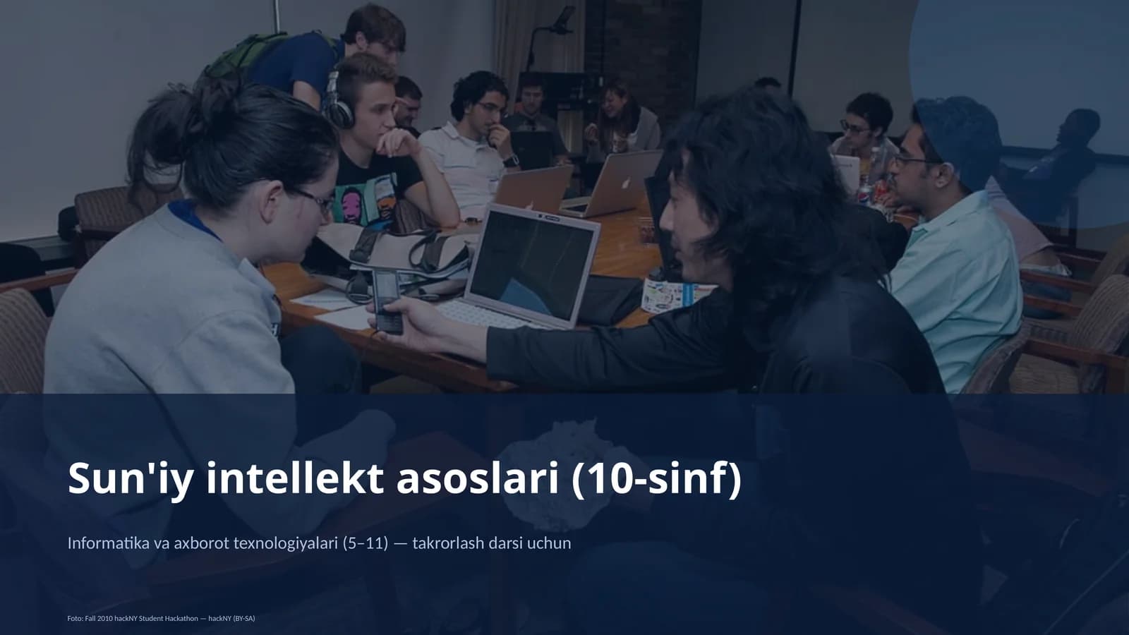 Sun'iy intellekt asoslari (10-sinf)