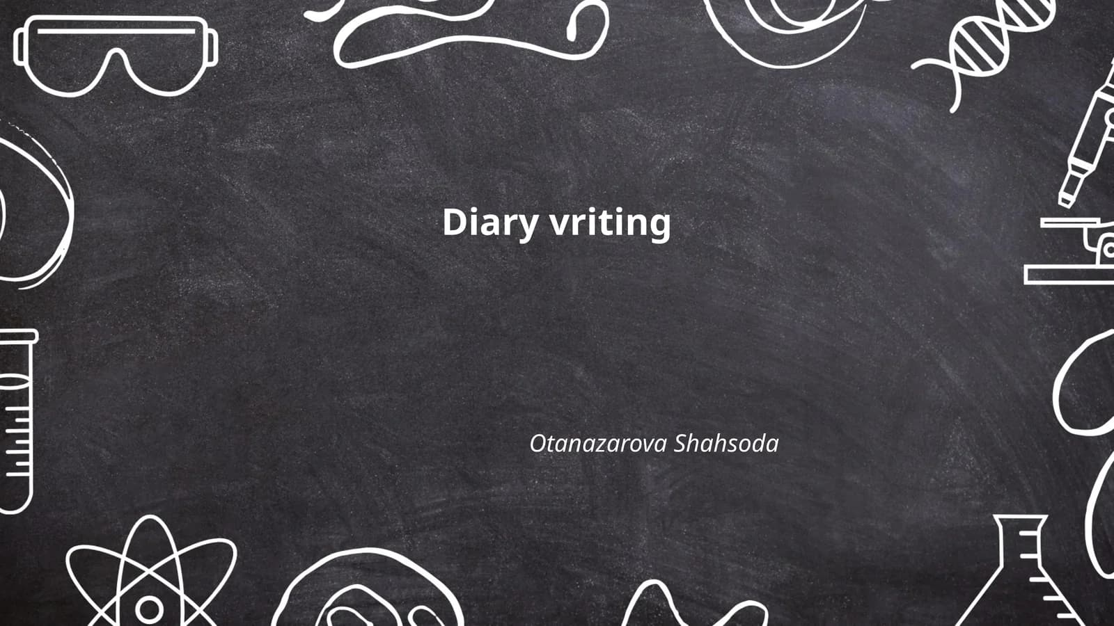 Diary vriting