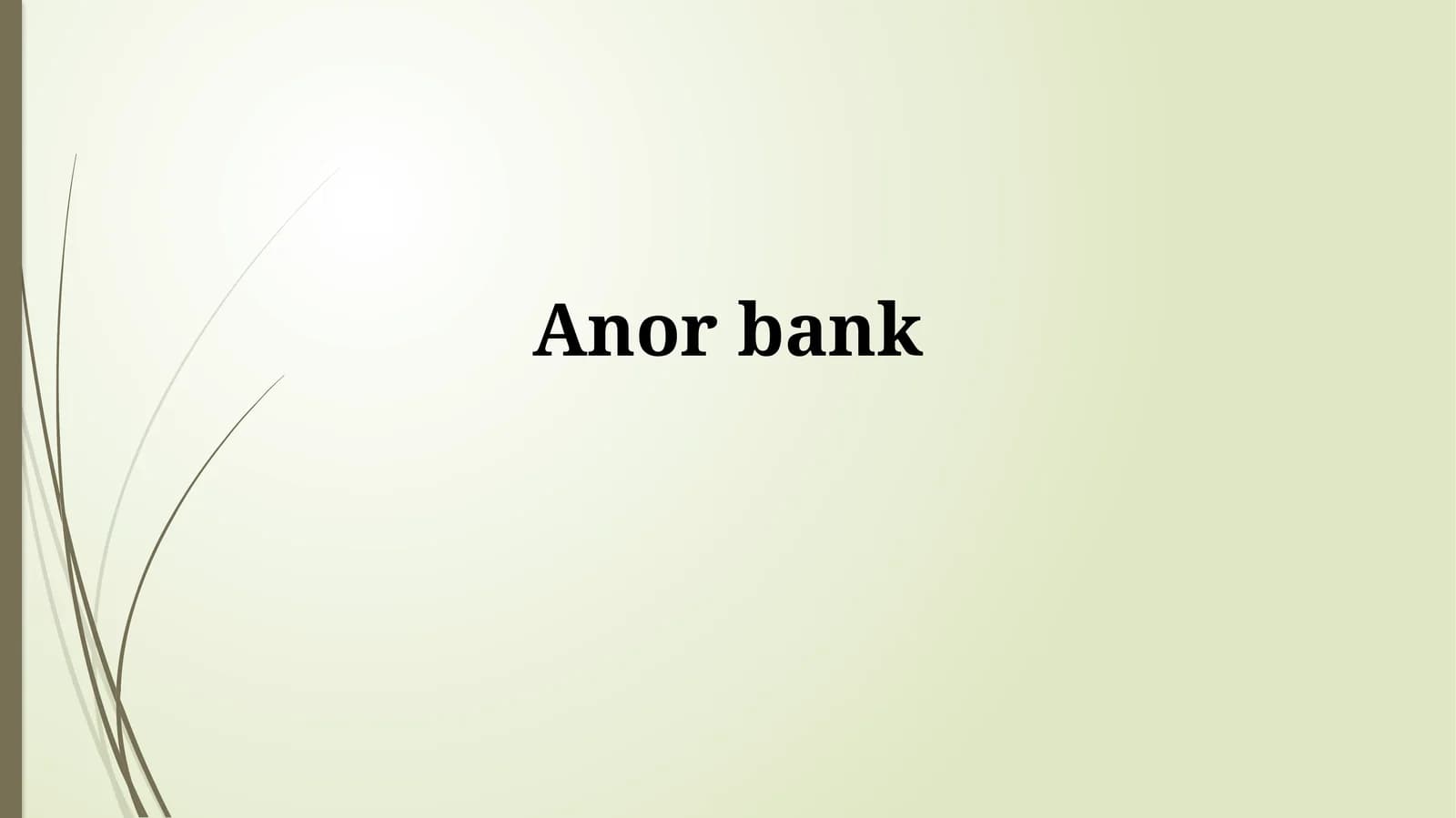 Anor bank