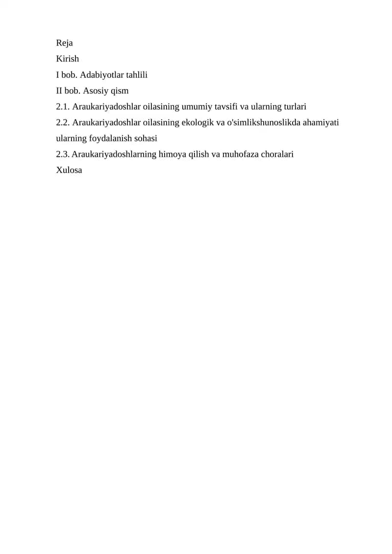 Araukariyadoshlar oilasi