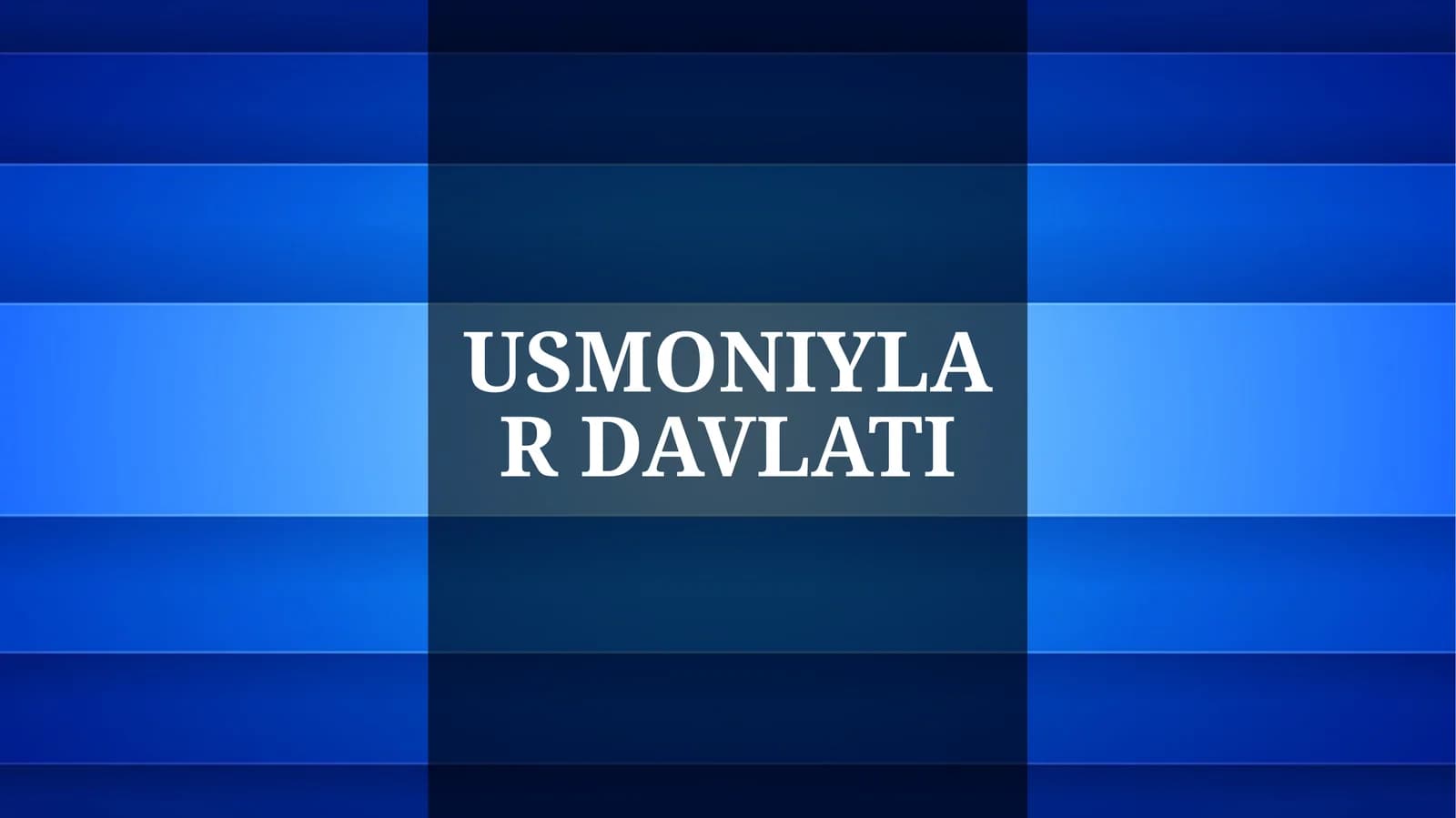 Usmoniylar Davlati