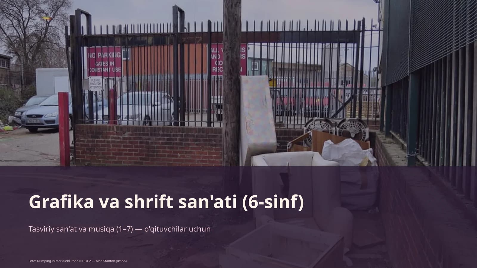 Grafika va shrift san'ati (6-sinf)