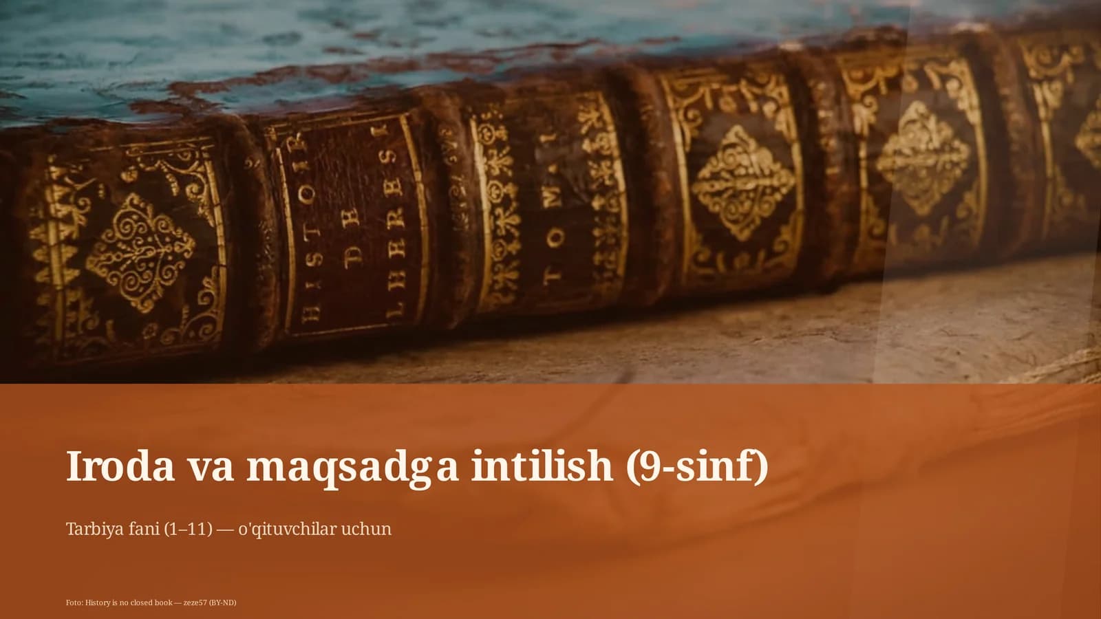 Iroda va maqsadga intilish (9-sinf)