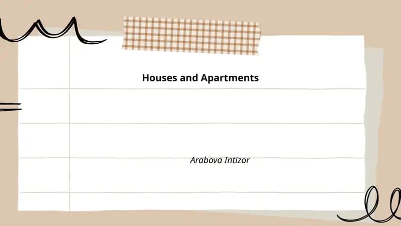 Housing Types Overview