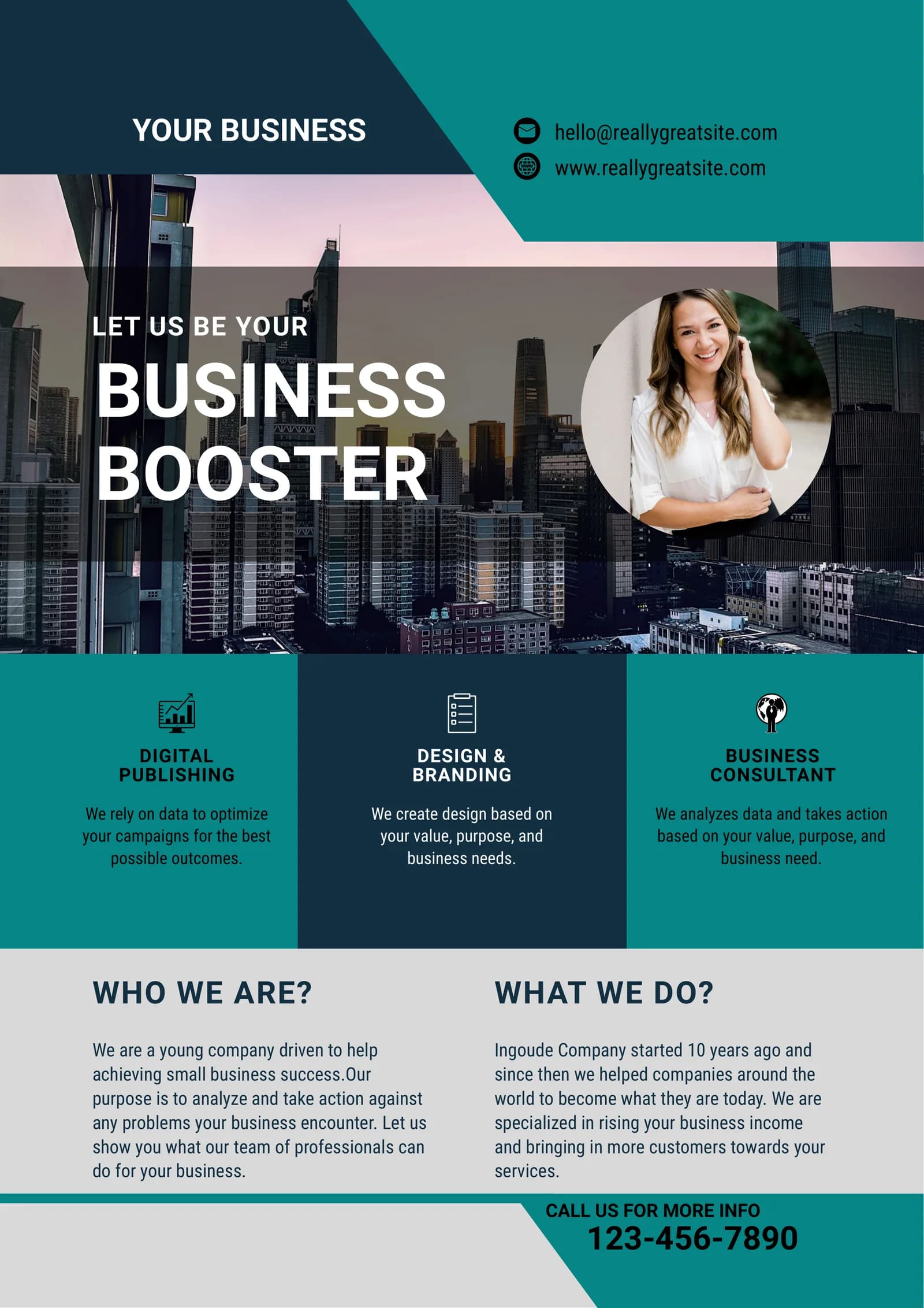 Biznes flayer