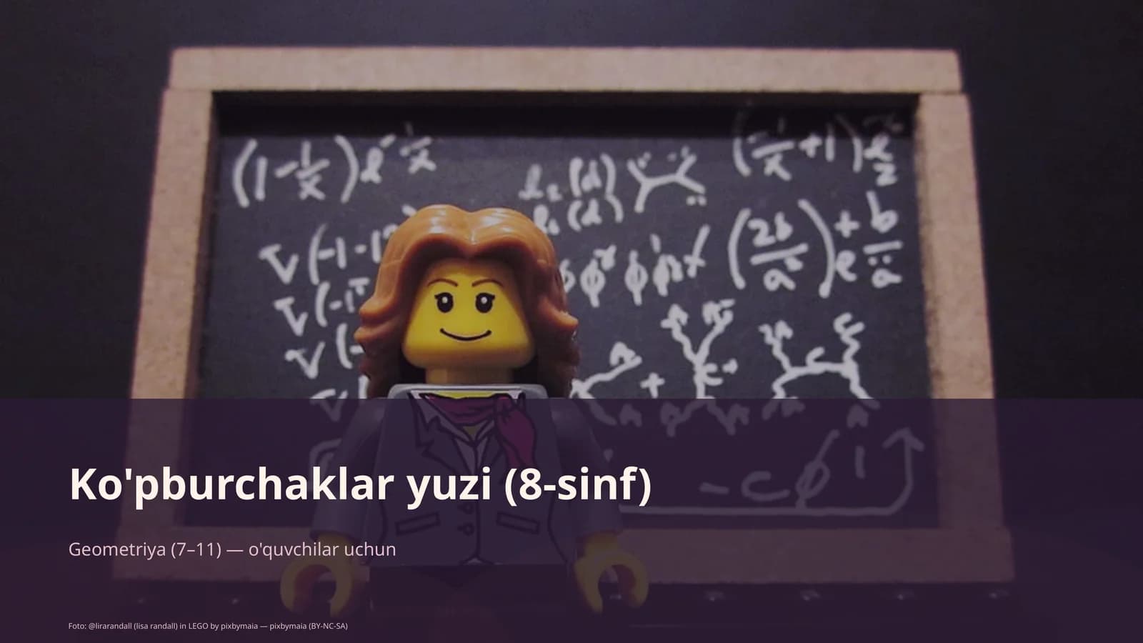 Ko'pburchaklar yuzi (8-sinf)