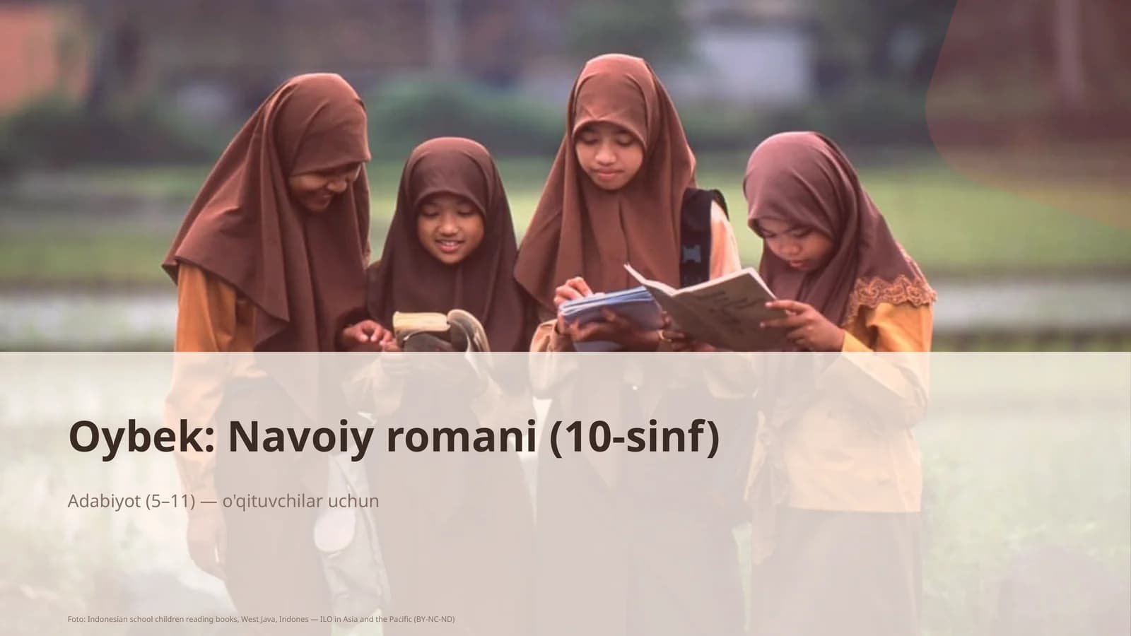 Oybek: Navoiy romani (10-sinf)