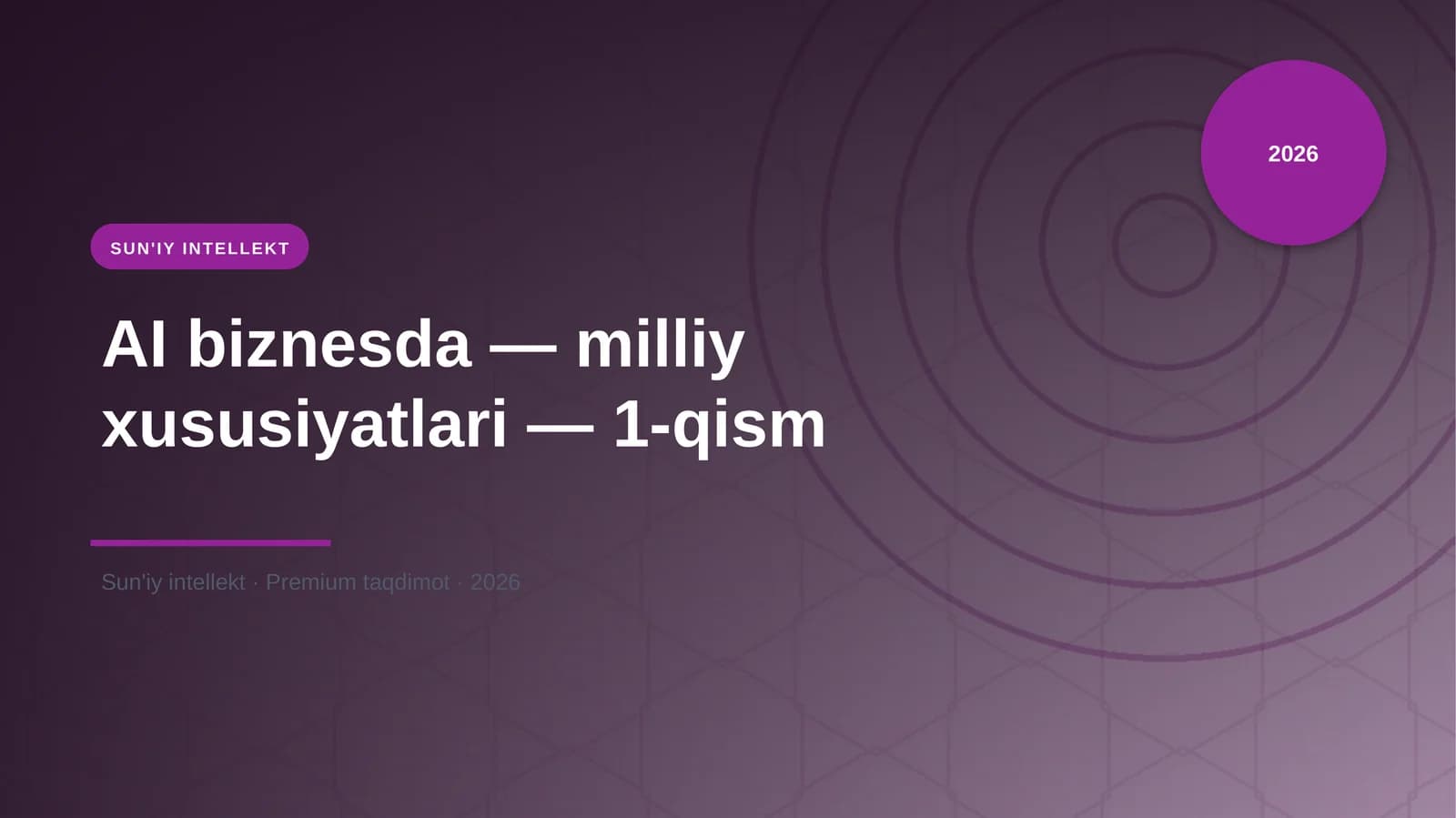 SUN'IY INTELLEKT