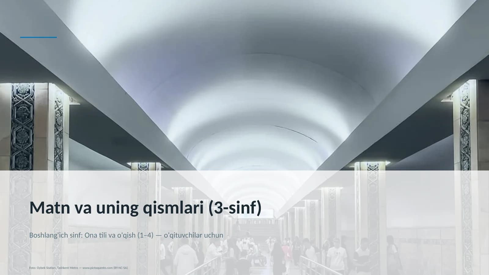 Matn va uning qismlari (3-sinf)