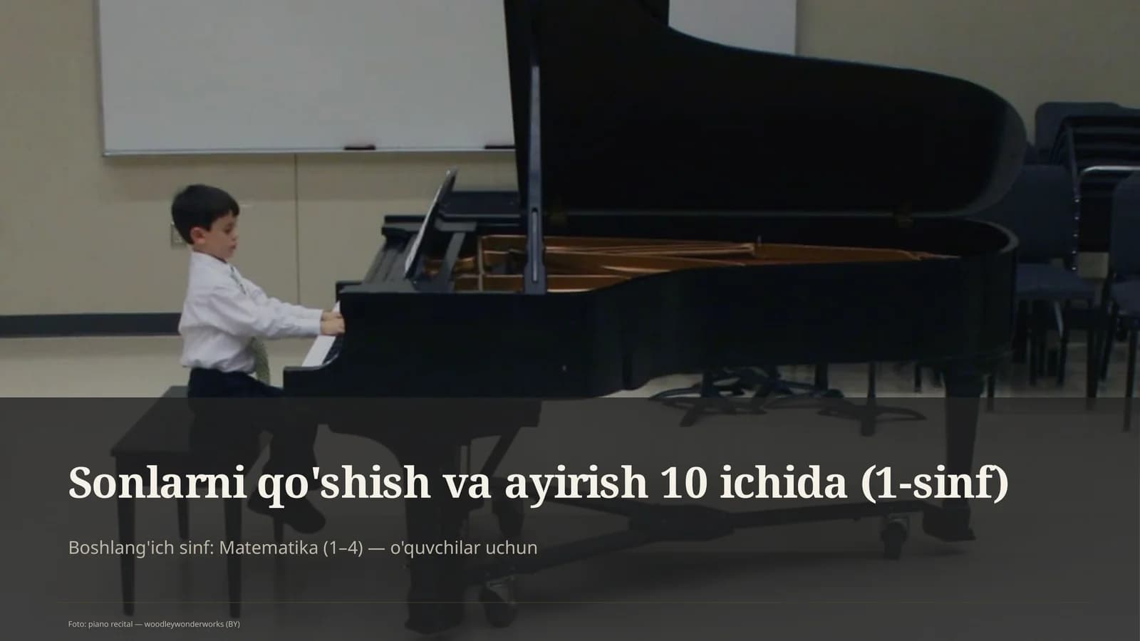 Sonlarni qo'shish va ayirish 10 ichida (1-sinf)