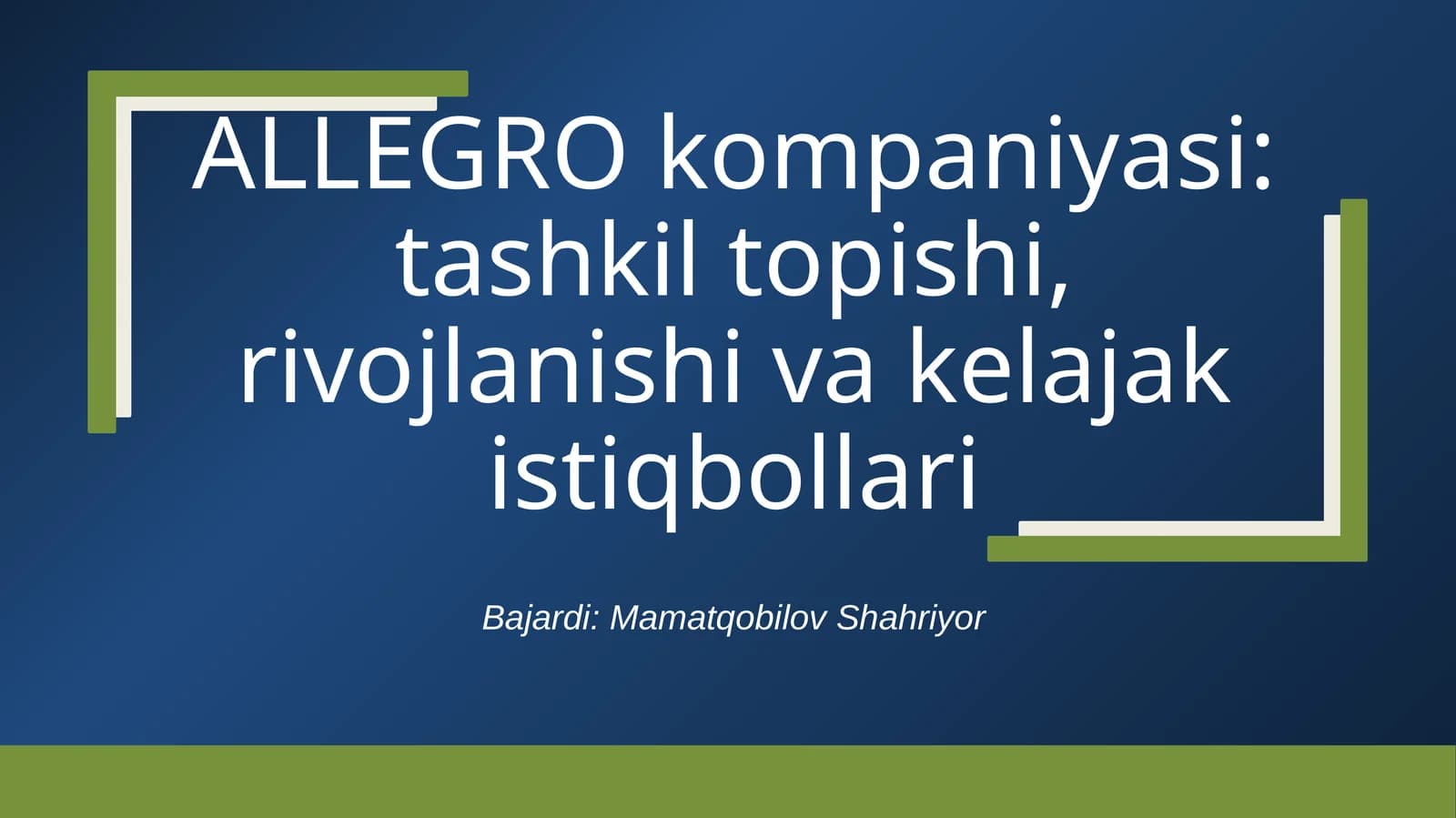 Allegro kompaniyasi