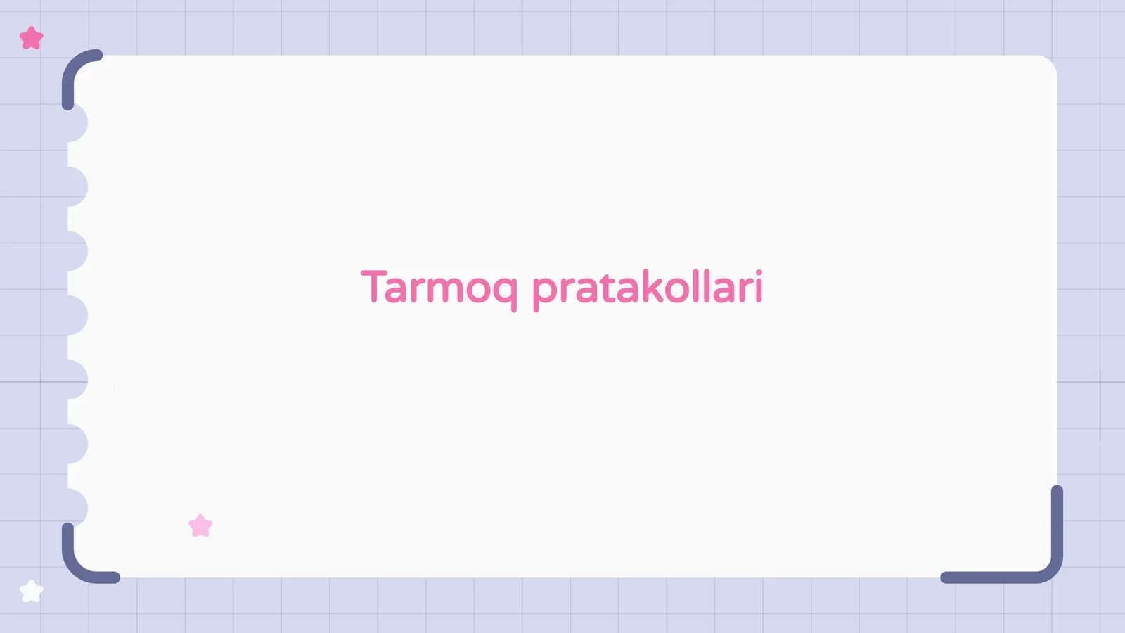 Tarmoq pratakollari