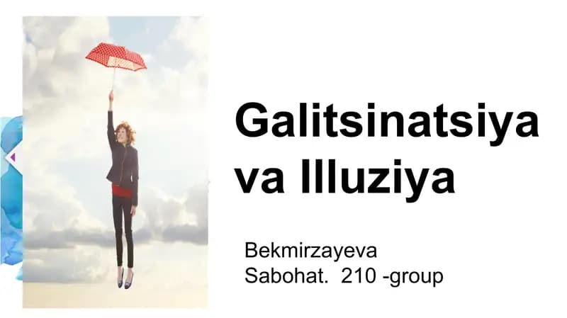 Galitsinatsiya va Illuziya
