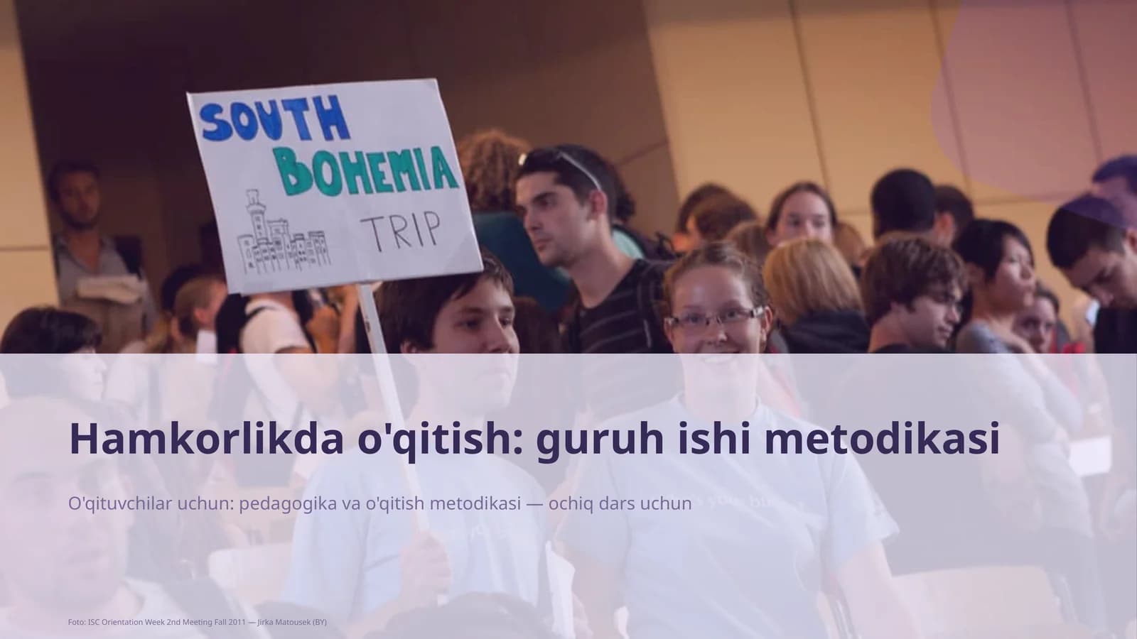 Hamkorlikda o'qitish: guruh ishi metodikasi