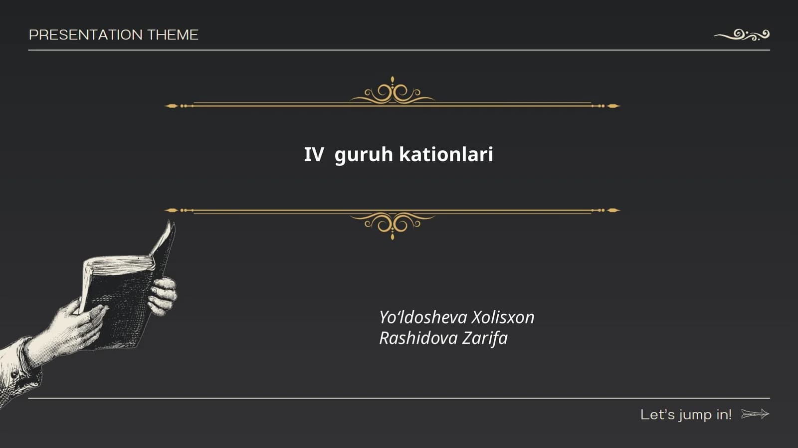 IV guruh kationlari