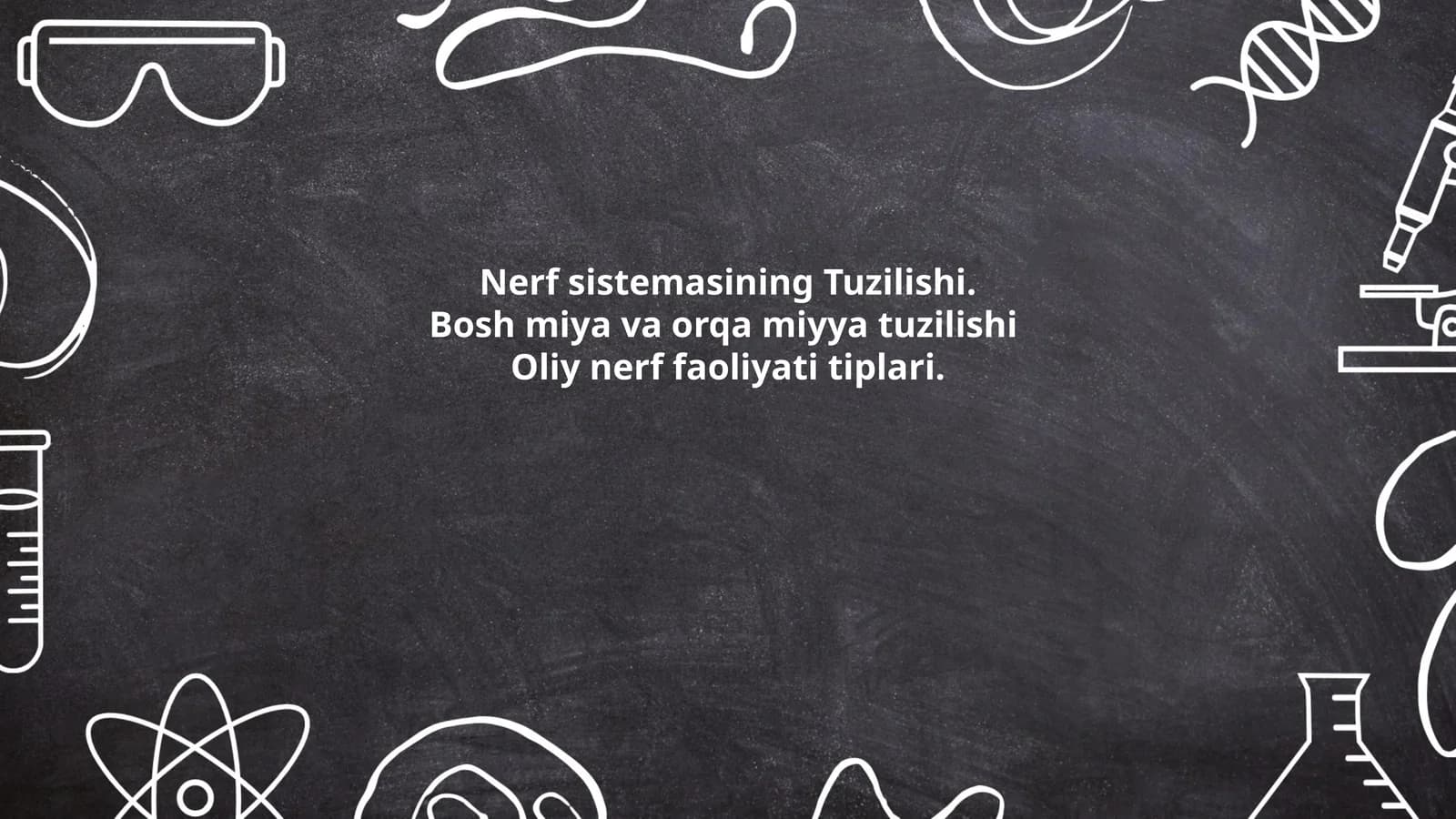 Nerf sistemasining Tuzilishi