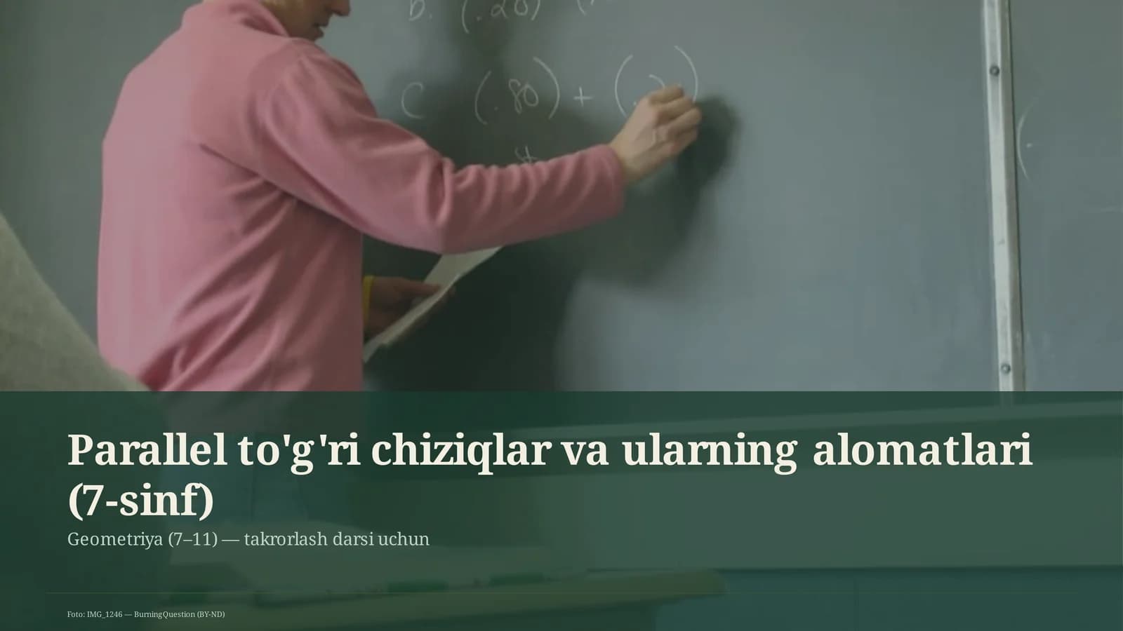 Geometriya (7–11) — takrorlash darsi uchun