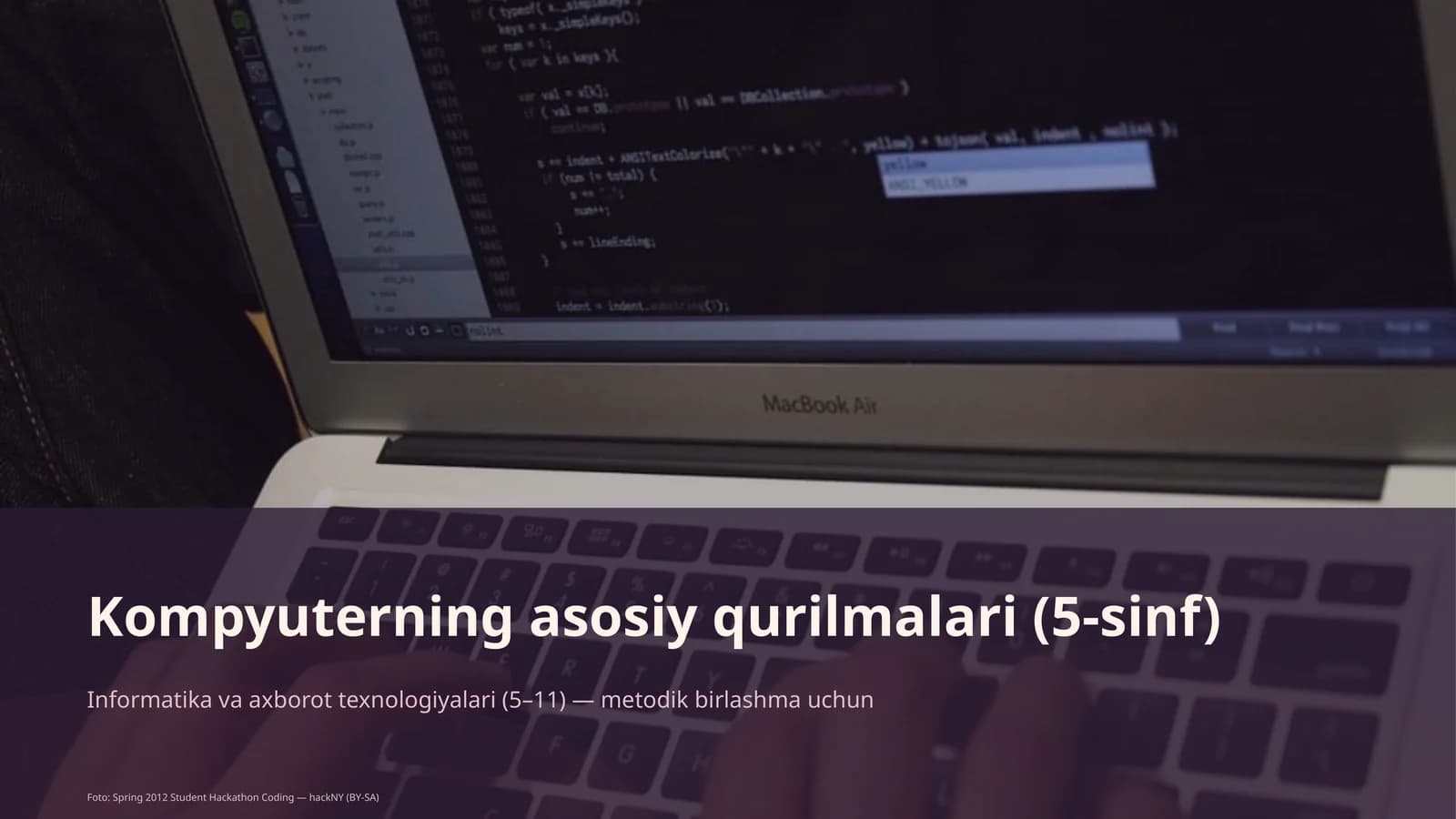 Kompyuterning asosiy qurilmalari (5-sinf)