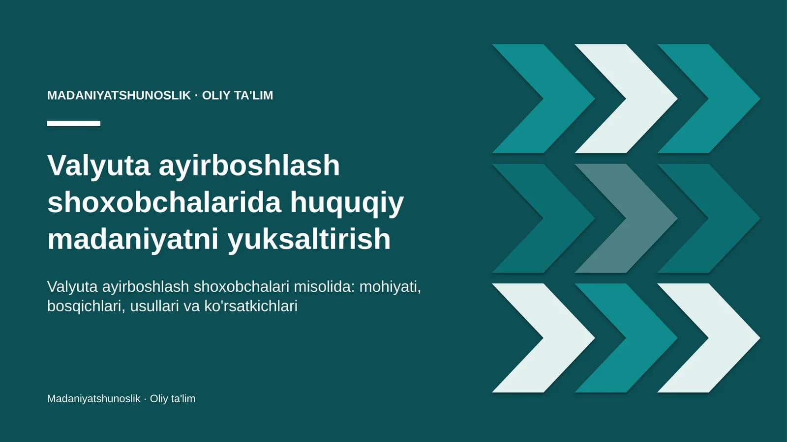 valyuta ayirboshlash shoxobchalarida huquqiy madaniyatni yuksaltirish 7357